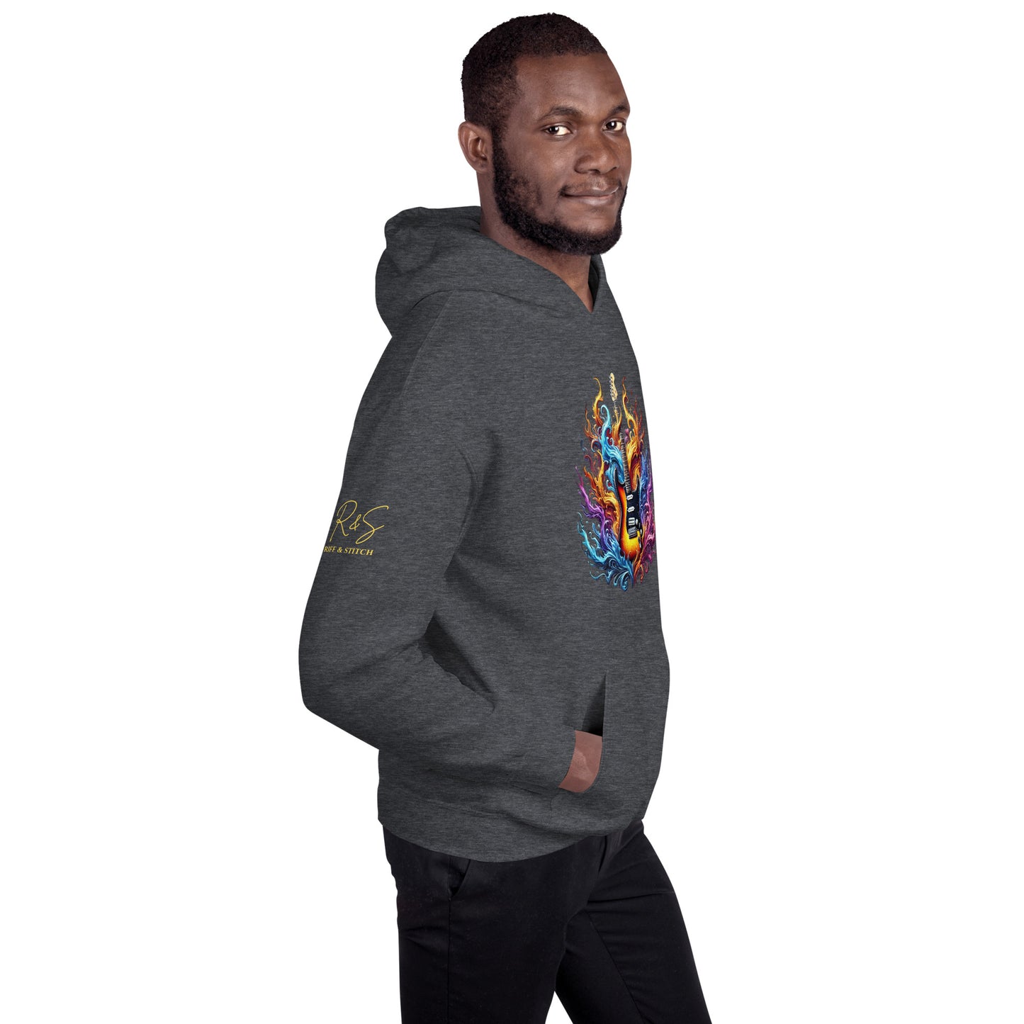 #2 Guitar - Flame Collection - Unisex Hoodie