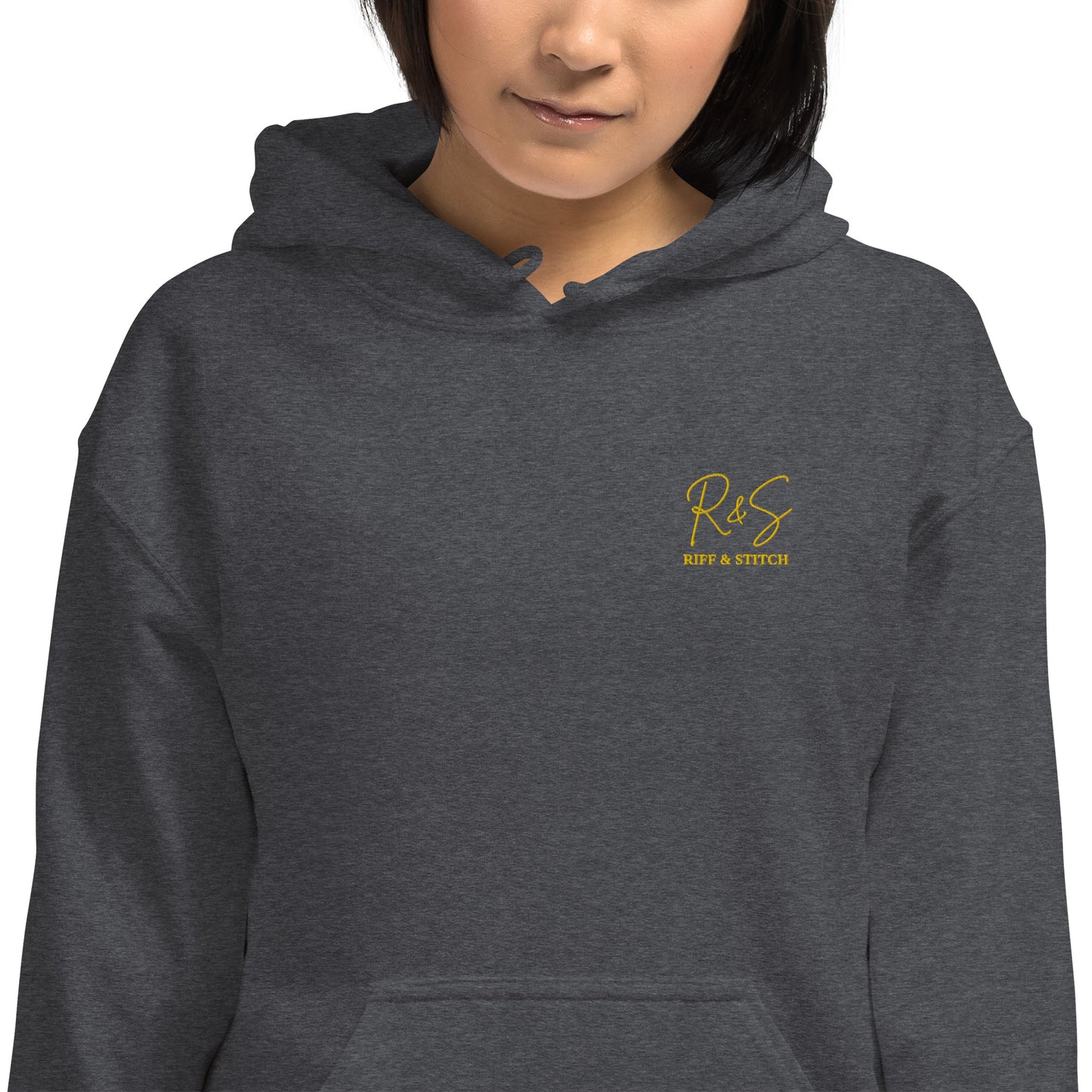 #1 Drums Embroidered logo- Flame Collection - Unisex Hoodie
