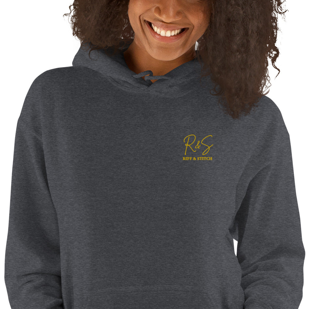 #1 Acoustic Embroidered logo- Melting Collection - Unisex Hoodie