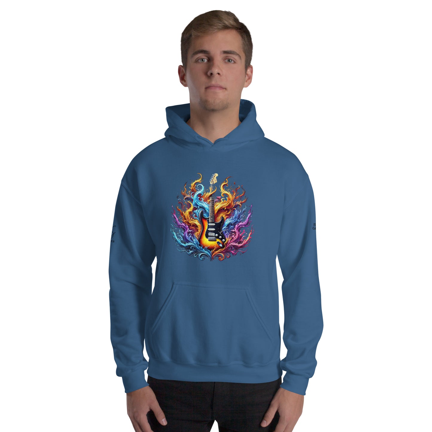 #2 Guitar - Flame Collection - Unisex Hoodie