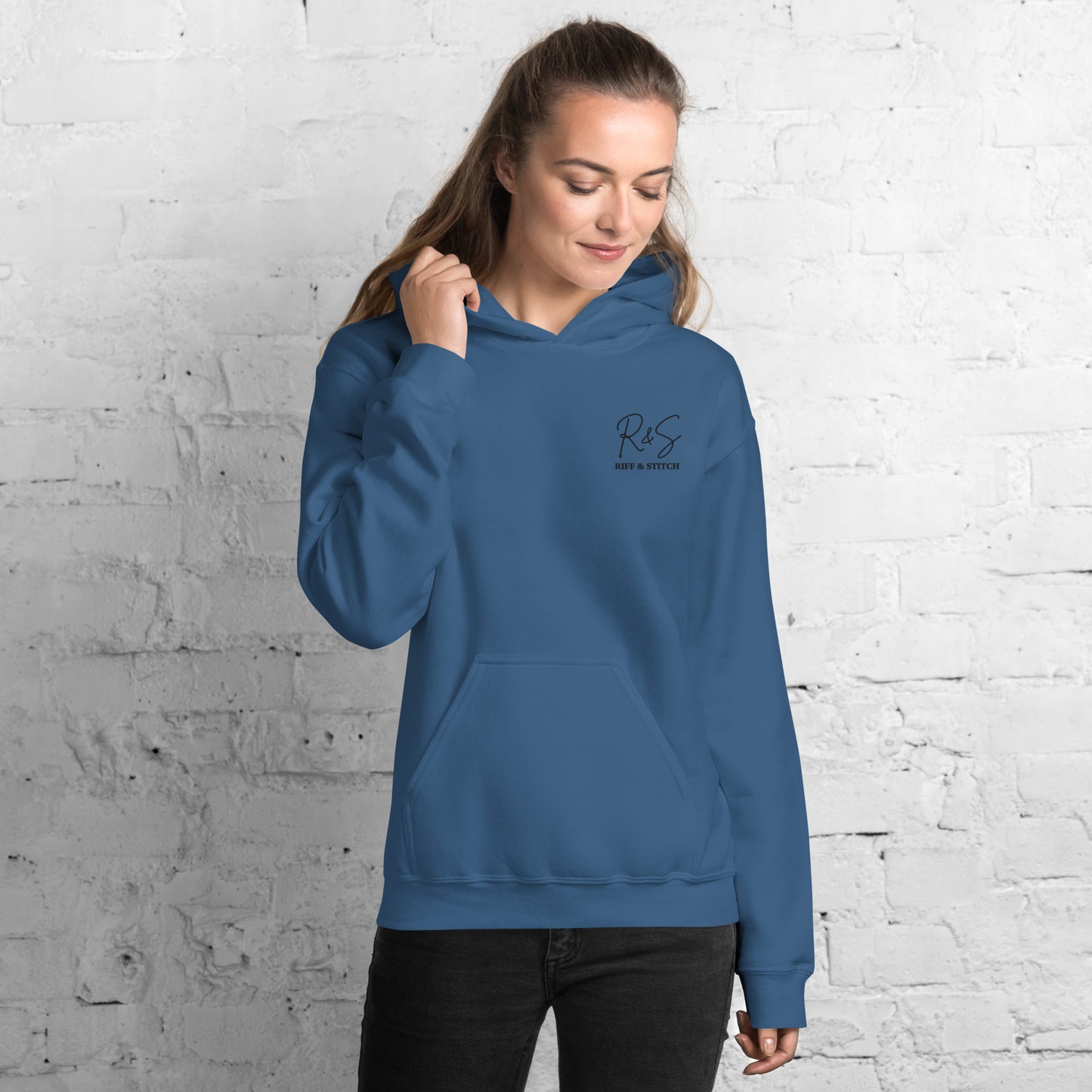 #4 Sitar Embroidered logo- Melting Collection - Unisex Hoodie