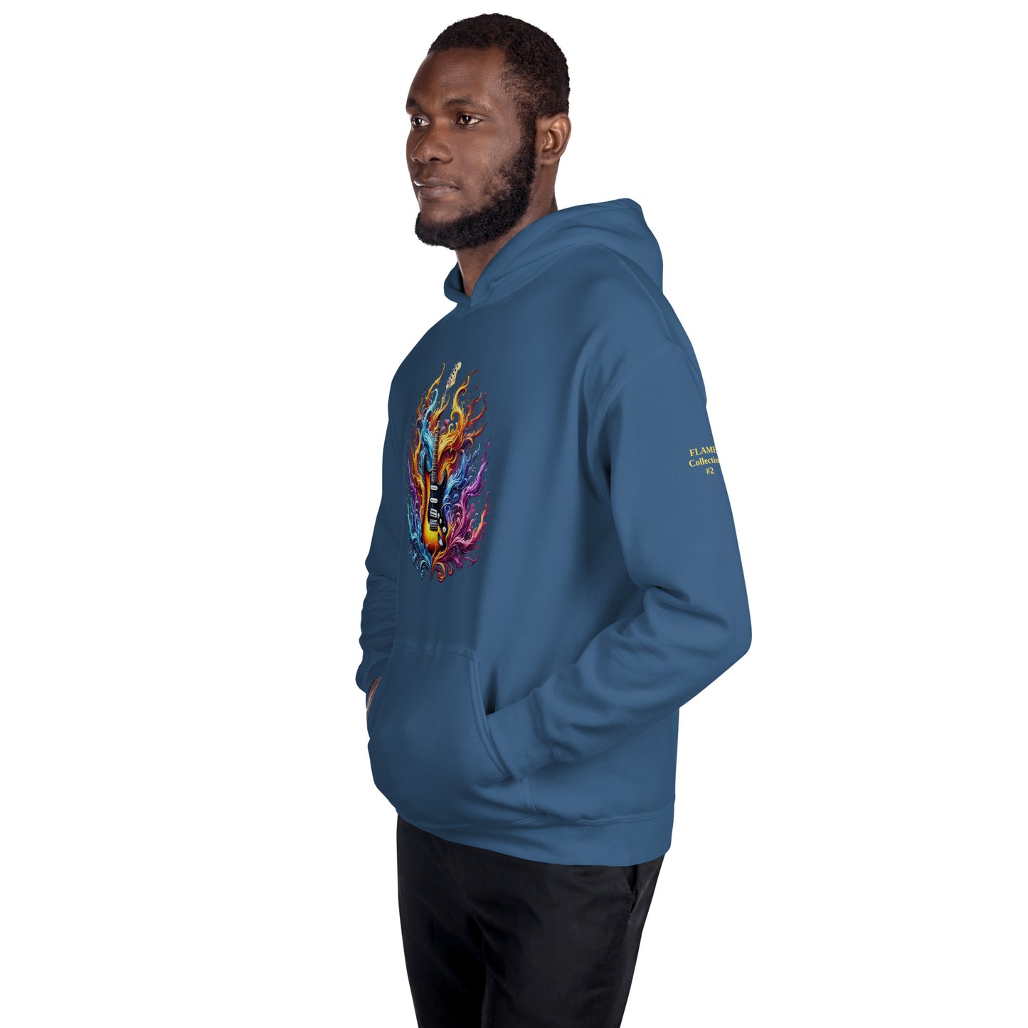 #2 Guitar - Flame Collection - Unisex Hoodie