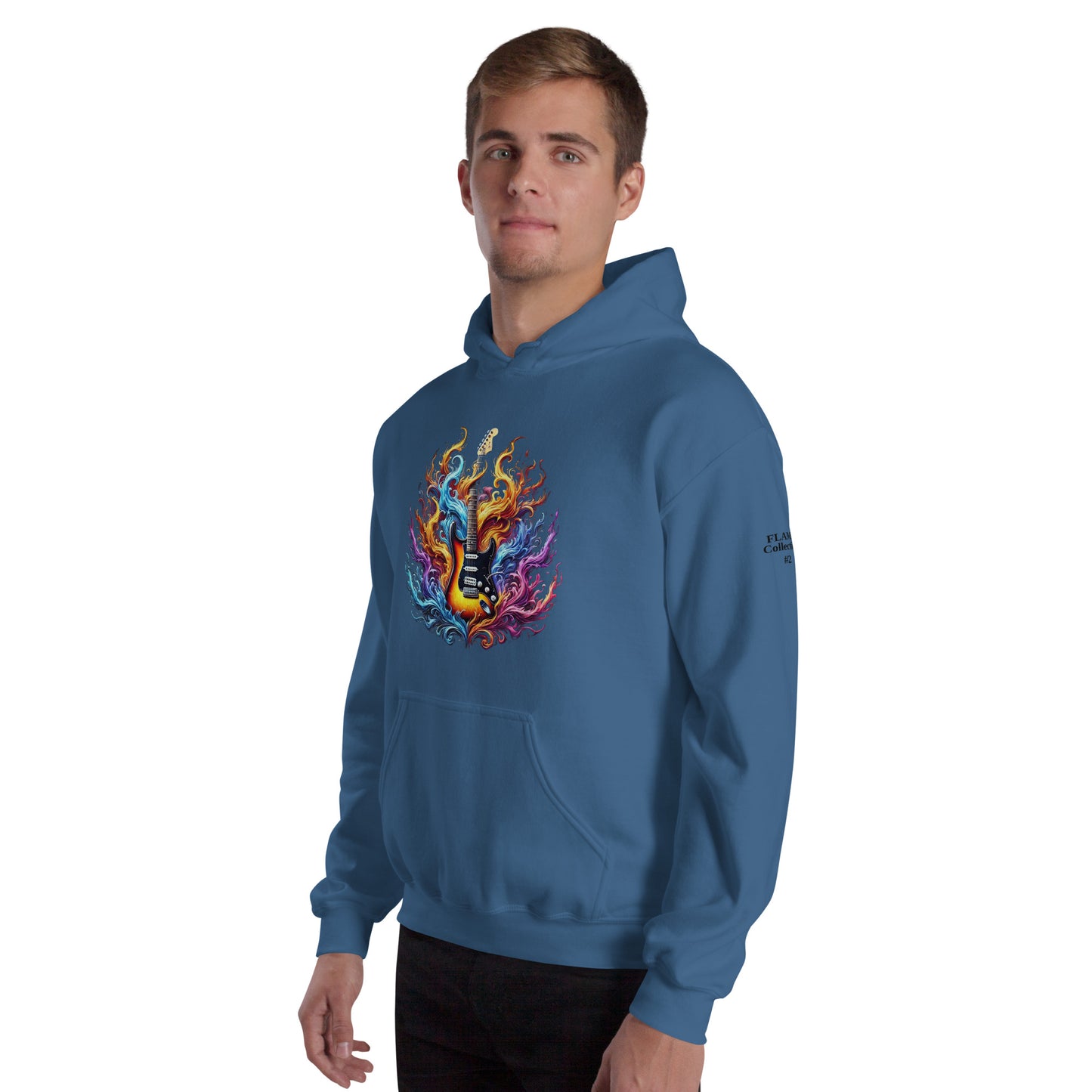 #2 Guitar - Flame Collection - Unisex Hoodie