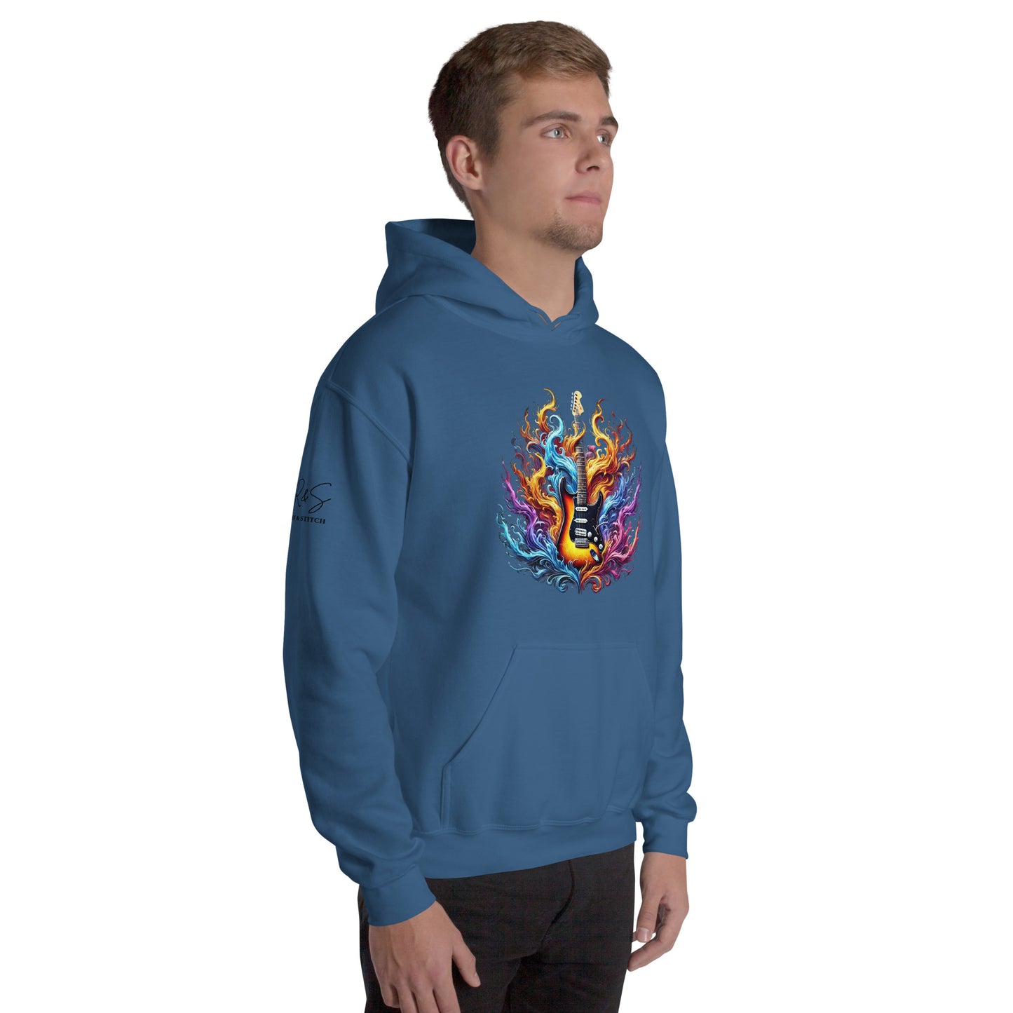 #2 Guitar - Flame Collection - Unisex Hoodie