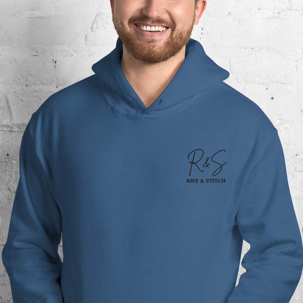 #1 Drums Embroidered logo- Flame Collection - Unisex Hoodie