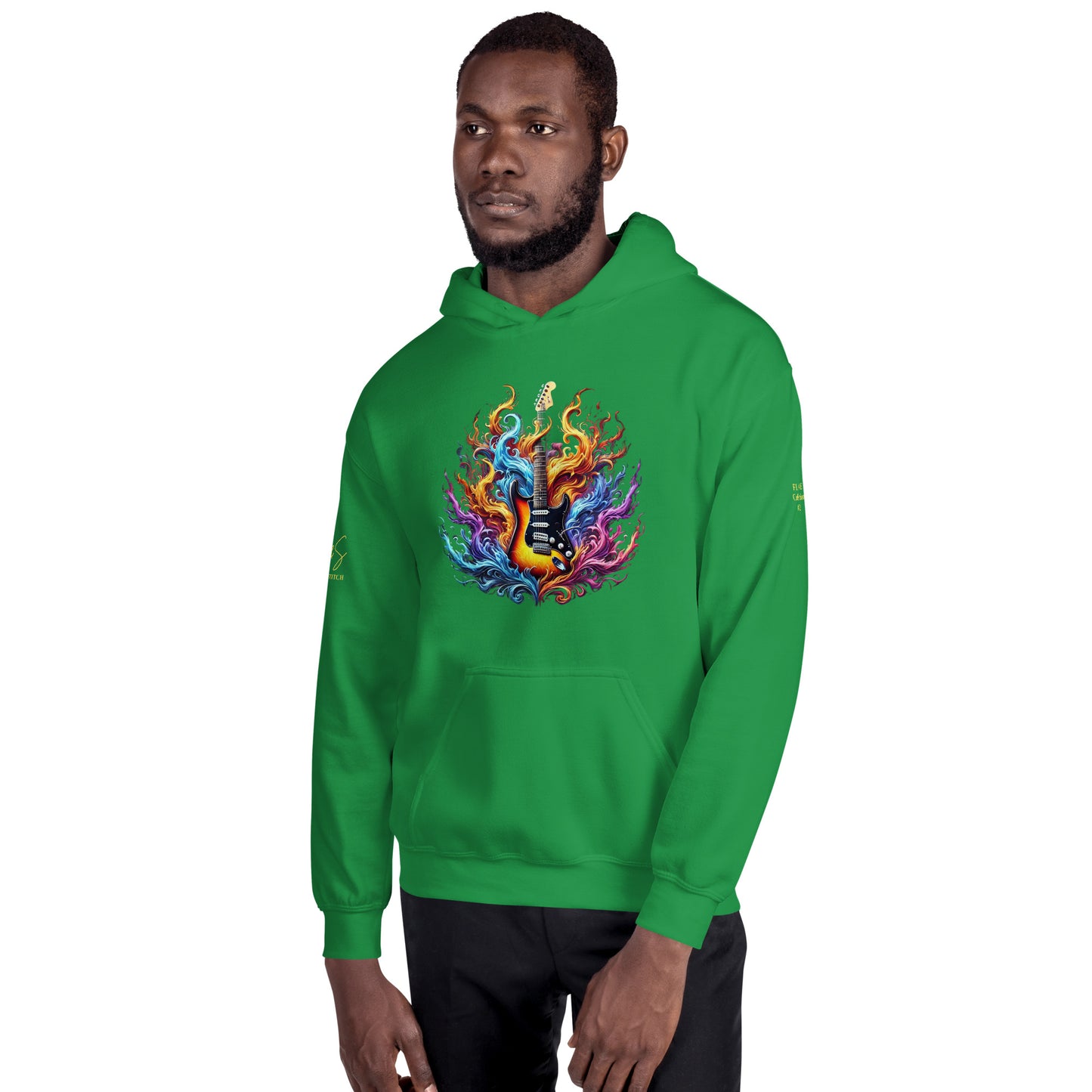 #2 Guitar - Flame Collection - Unisex Hoodie
