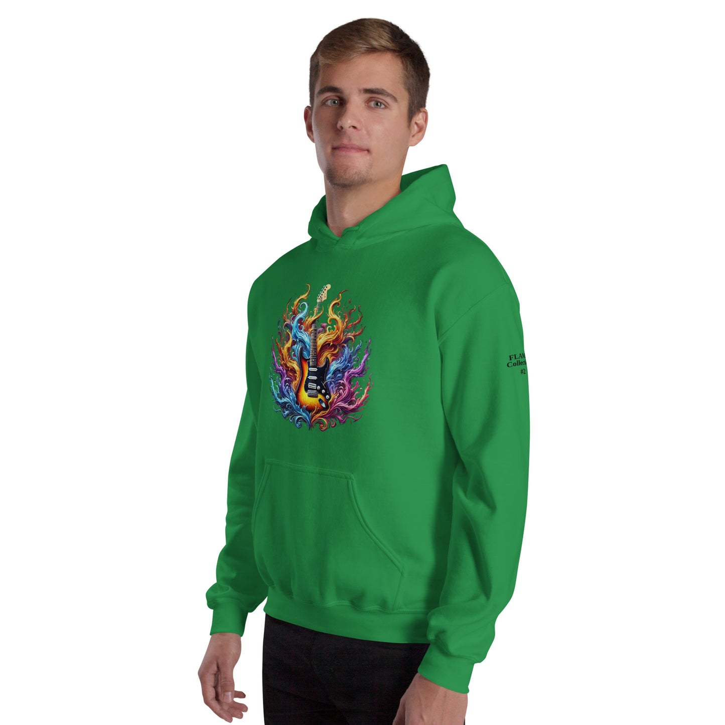 #2 Guitar - Flame Collection - Unisex Hoodie