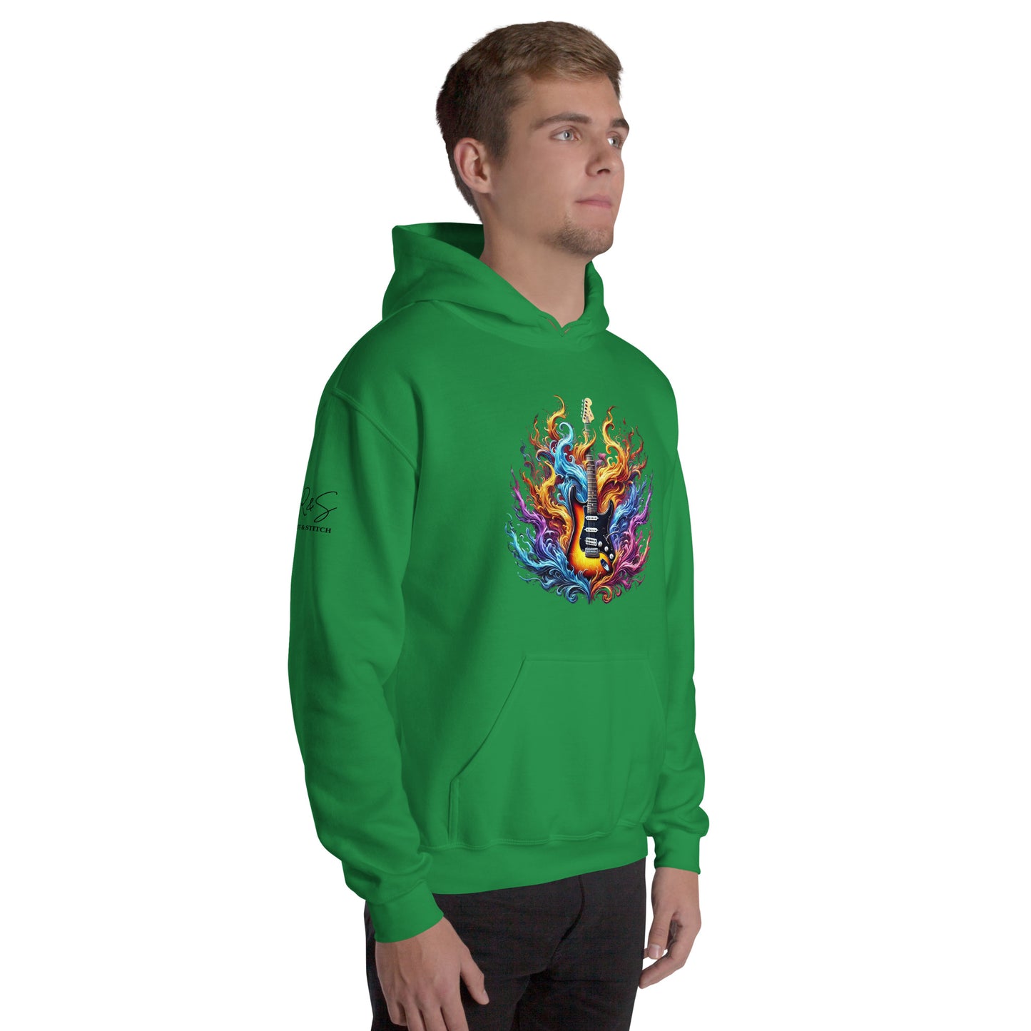 #2 Guitar - Flame Collection - Unisex Hoodie