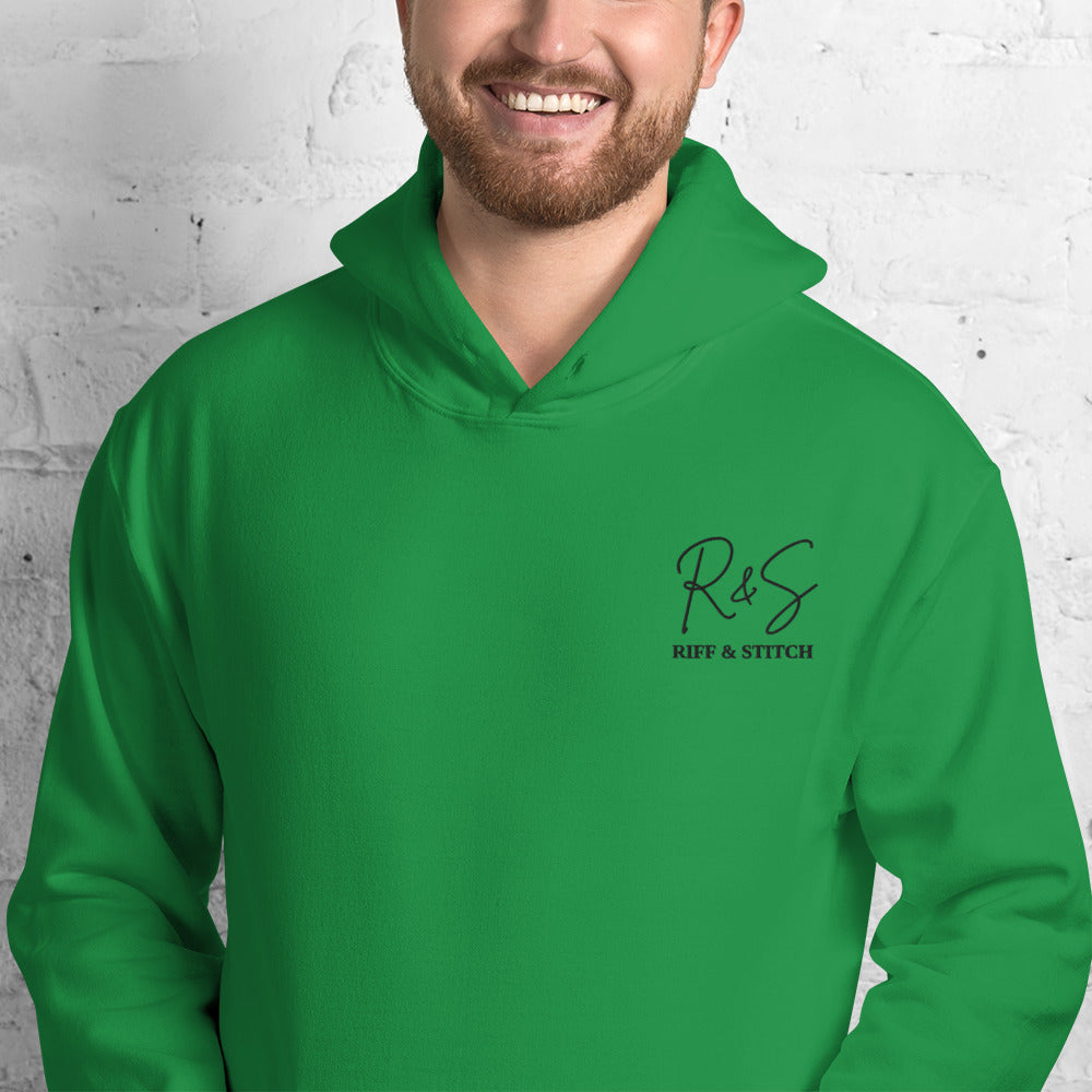 #1 Drums Embroidered logo- Flame Collection - Unisex Hoodie