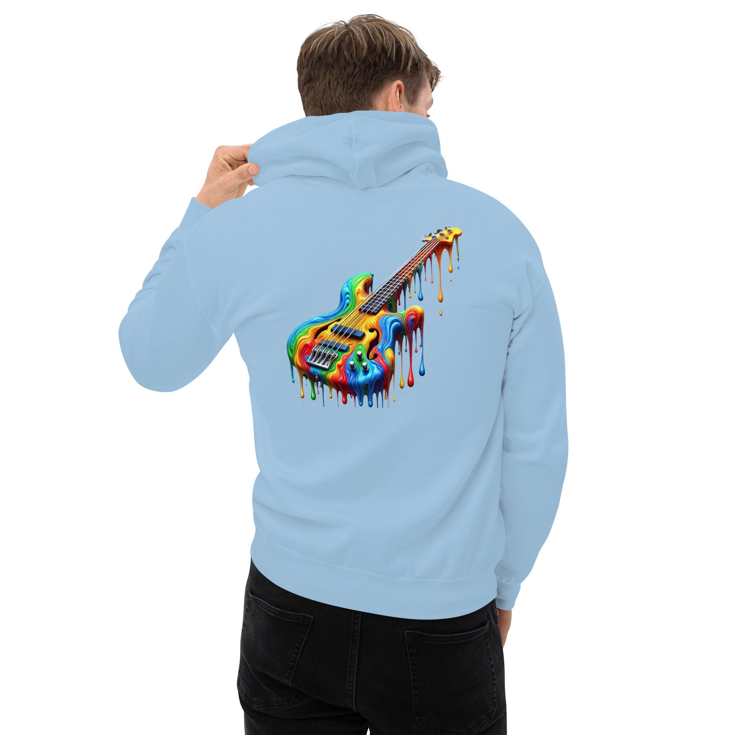 #3 Bass Embroidered logo- Melting Collection - Unisex Hoodie
