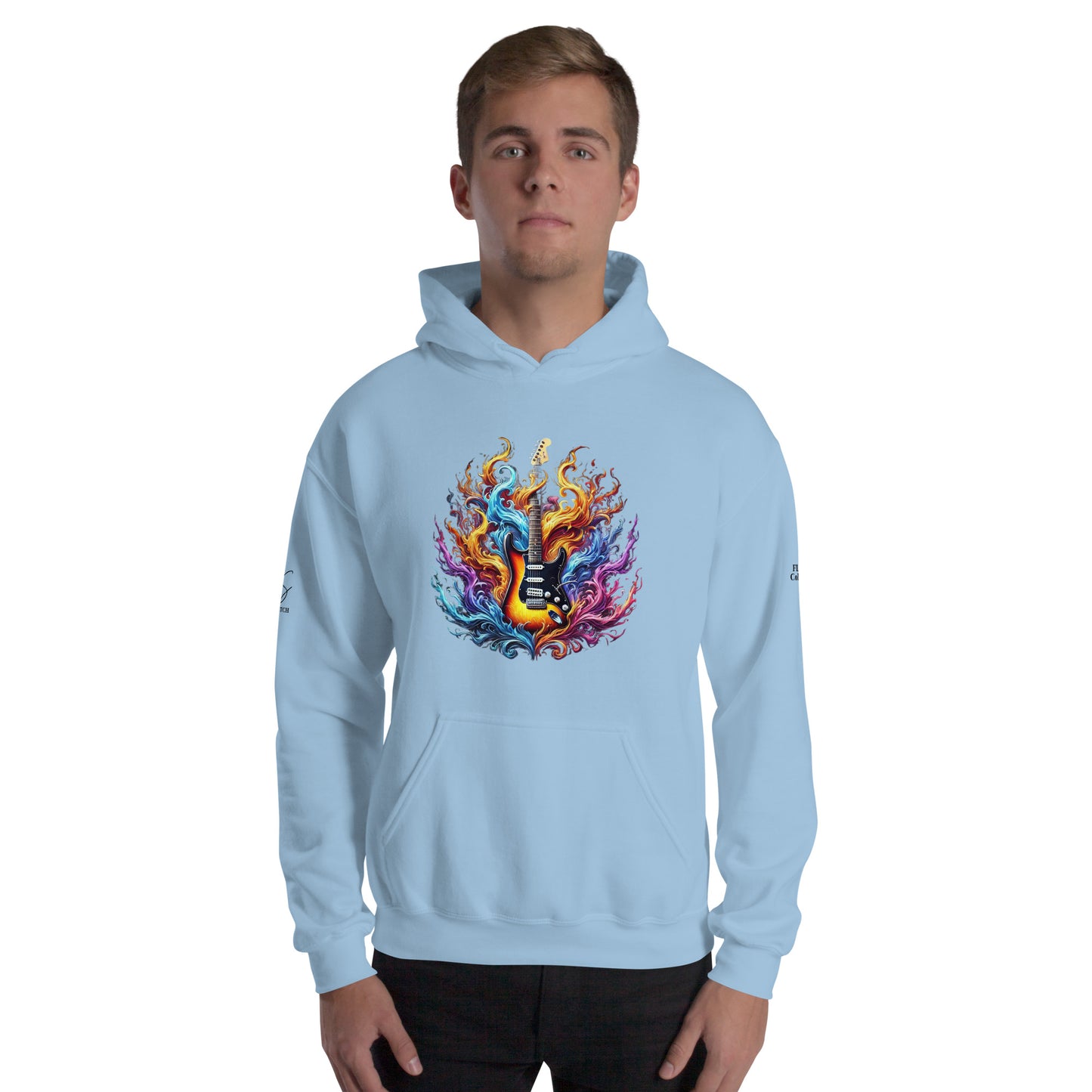 #2 Guitar - Flame Collection - Unisex Hoodie