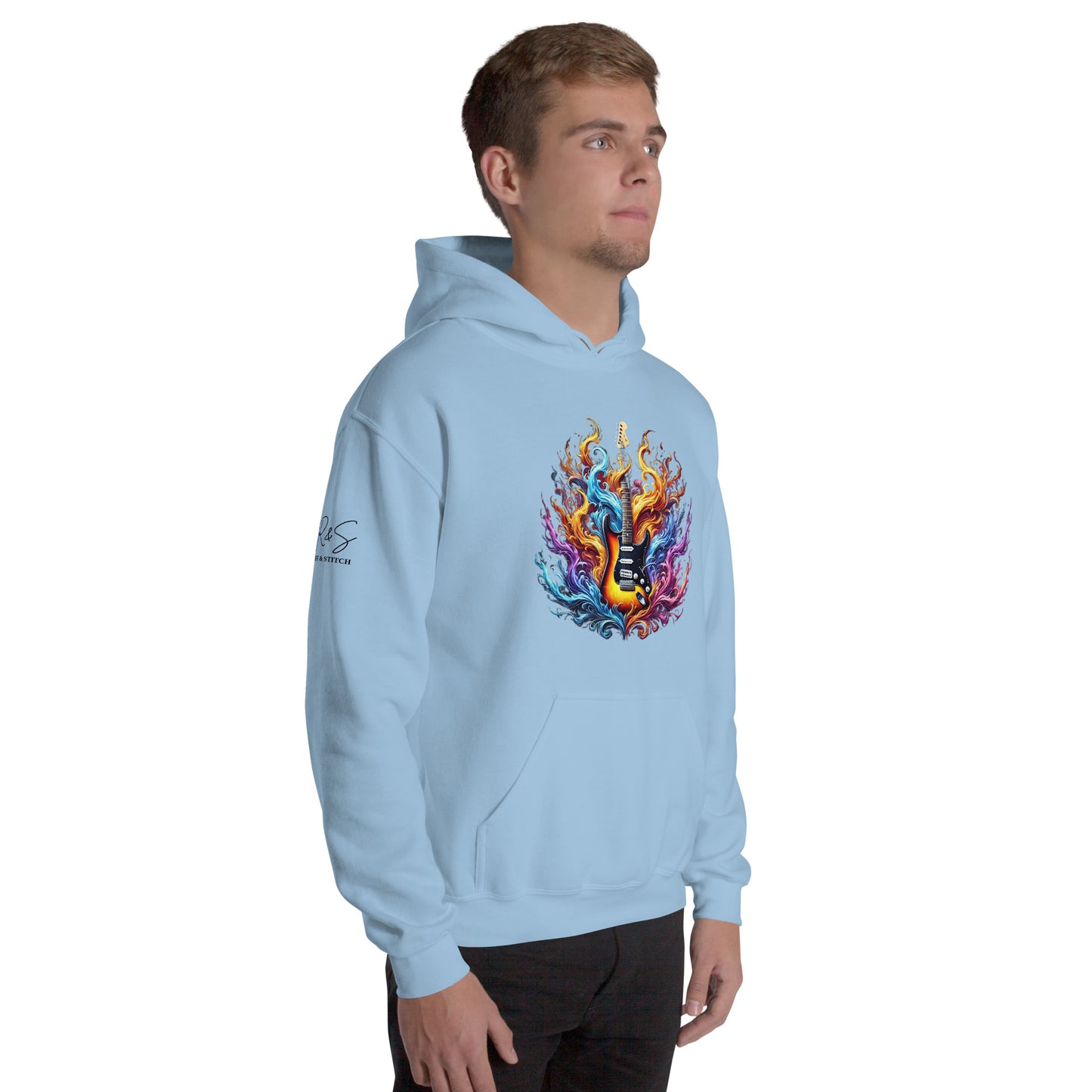 #2 Guitar - Flame Collection - Unisex Hoodie