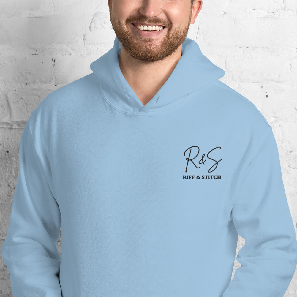#1 Drums Embroidered logo- Flame Collection - Unisex Hoodie