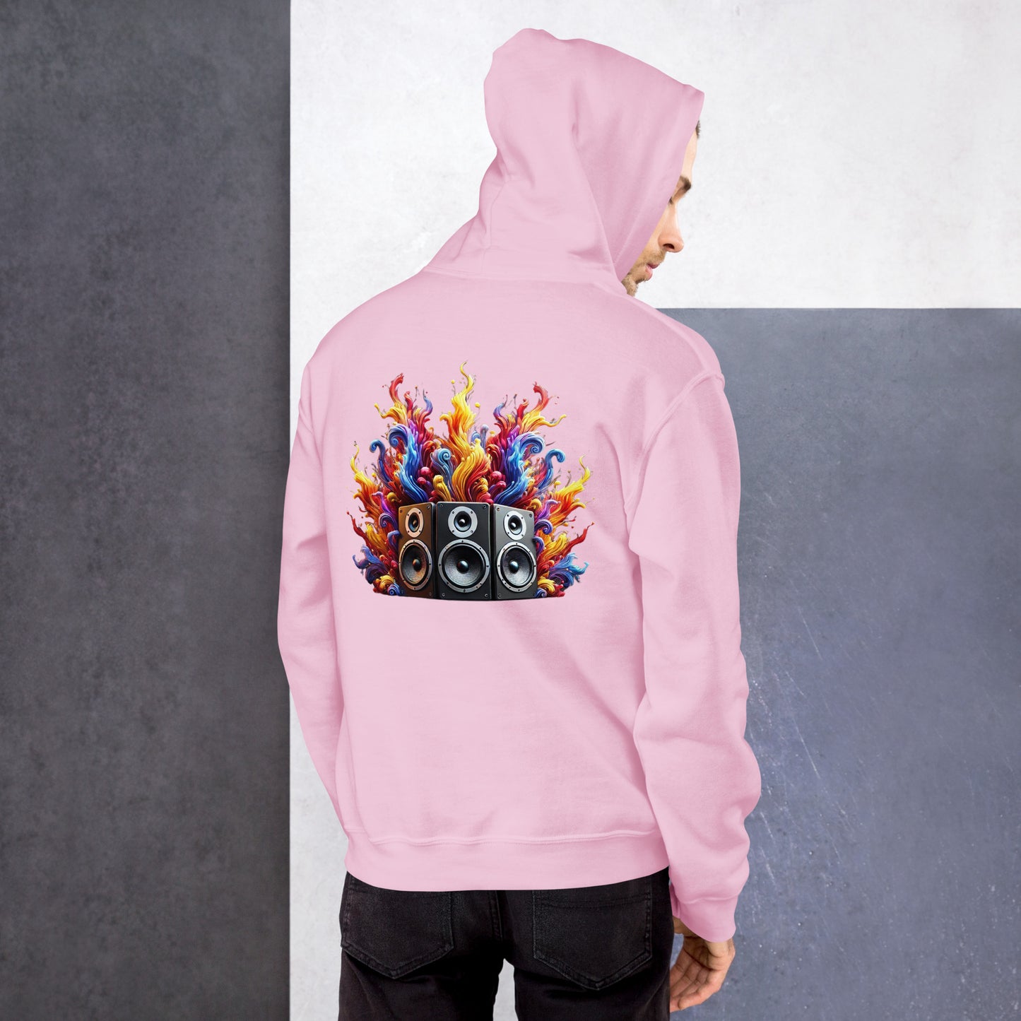 #3 Speakers Embroidered logo- Flame Collection - Unisex Hoodie