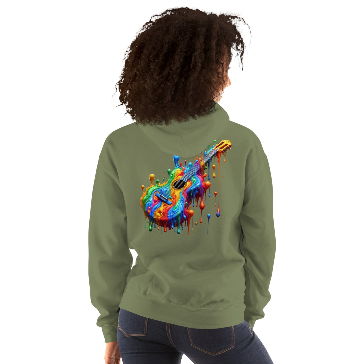 #1 Acoustic Embroidered logo- Melting Collection - Unisex Hoodie
