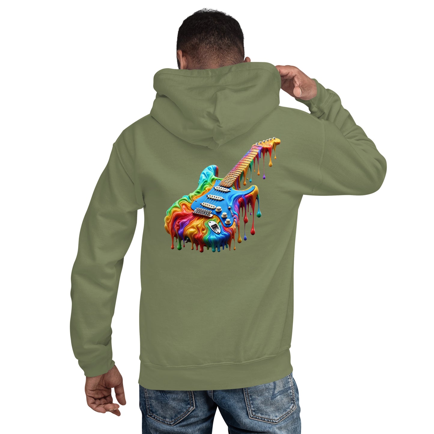 #2 Electric Embroidered logo- Melting Collection - Unisex Hoodie