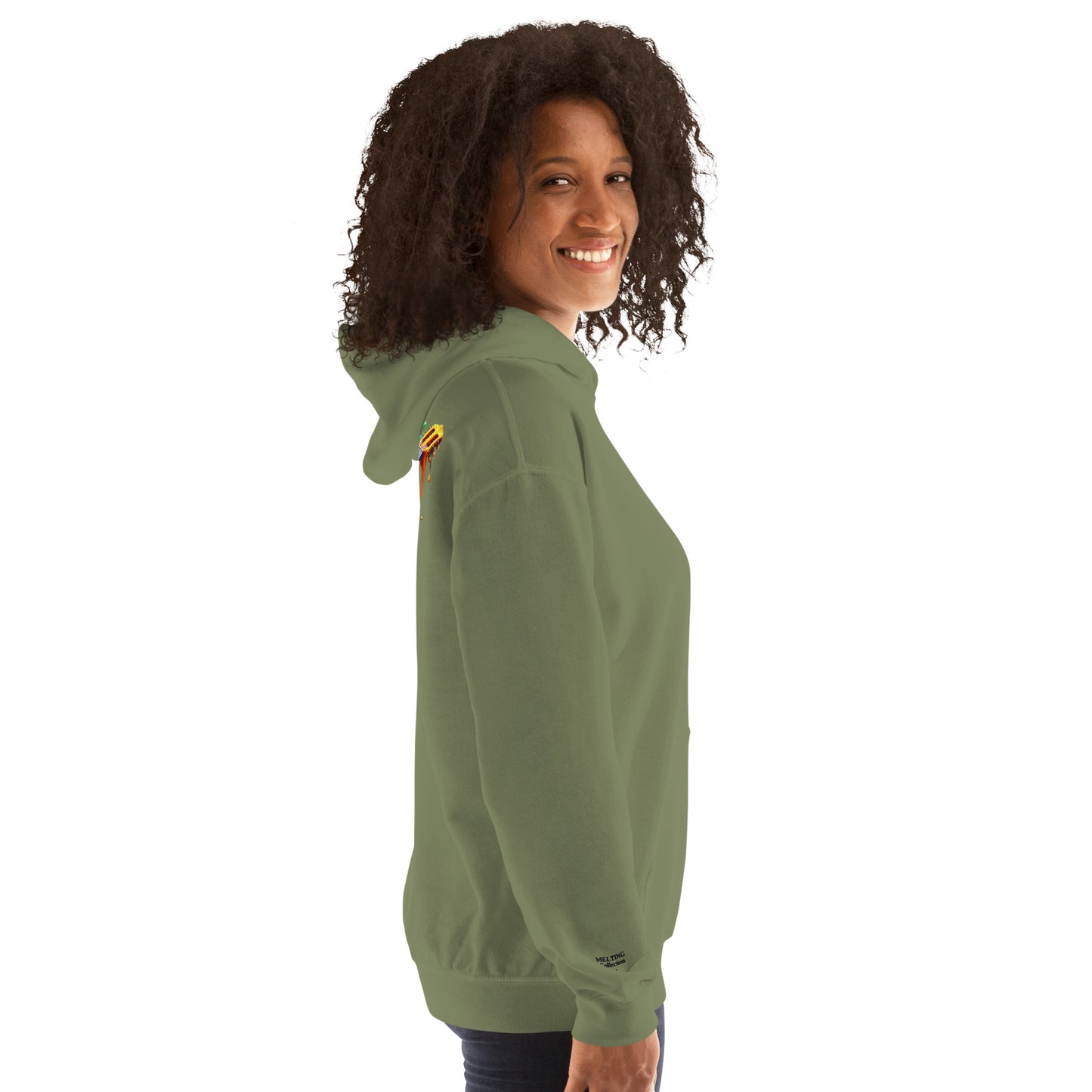 #1 Acoustic Embroidered logo- Melting Collection - Unisex Hoodie