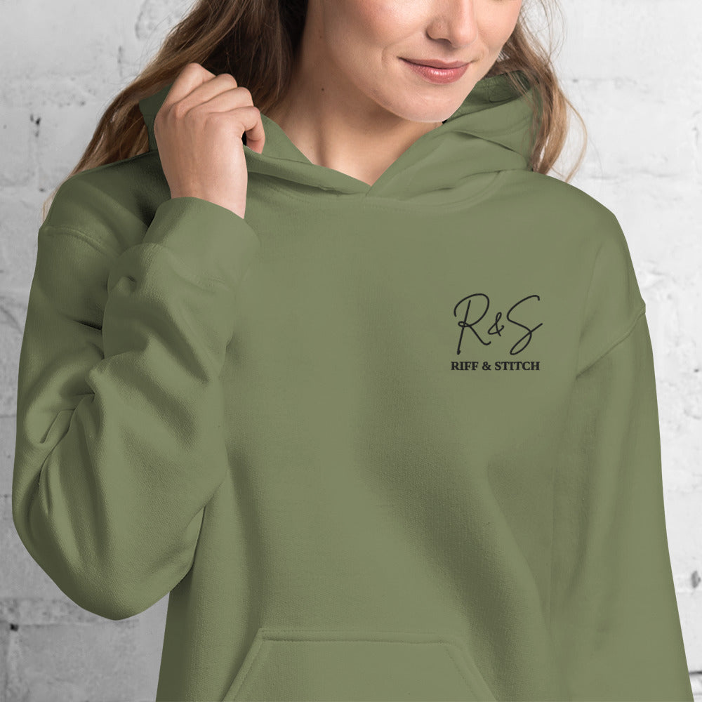 #4 Sitar Embroidered logo- Melting Collection - Unisex Hoodie