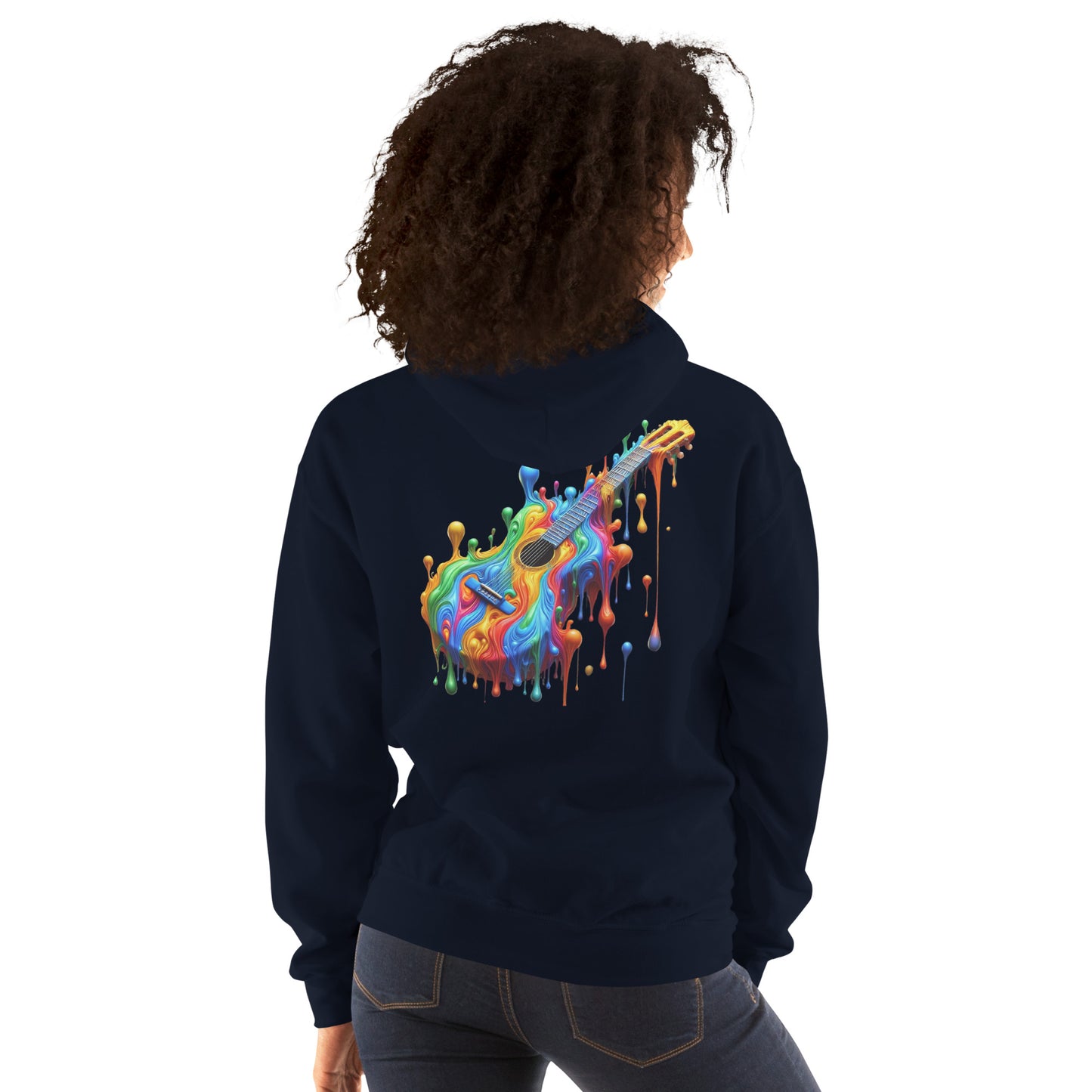 #1 Acoustic Embroidered logo- Melting Collection - Unisex Hoodie