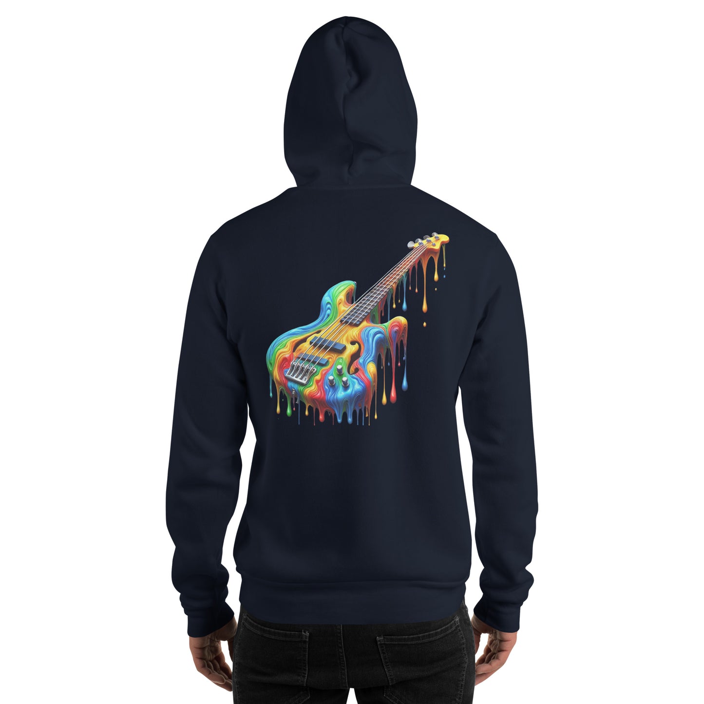 #3 Bass Embroidered logo- Melting Collection - Unisex Hoodie