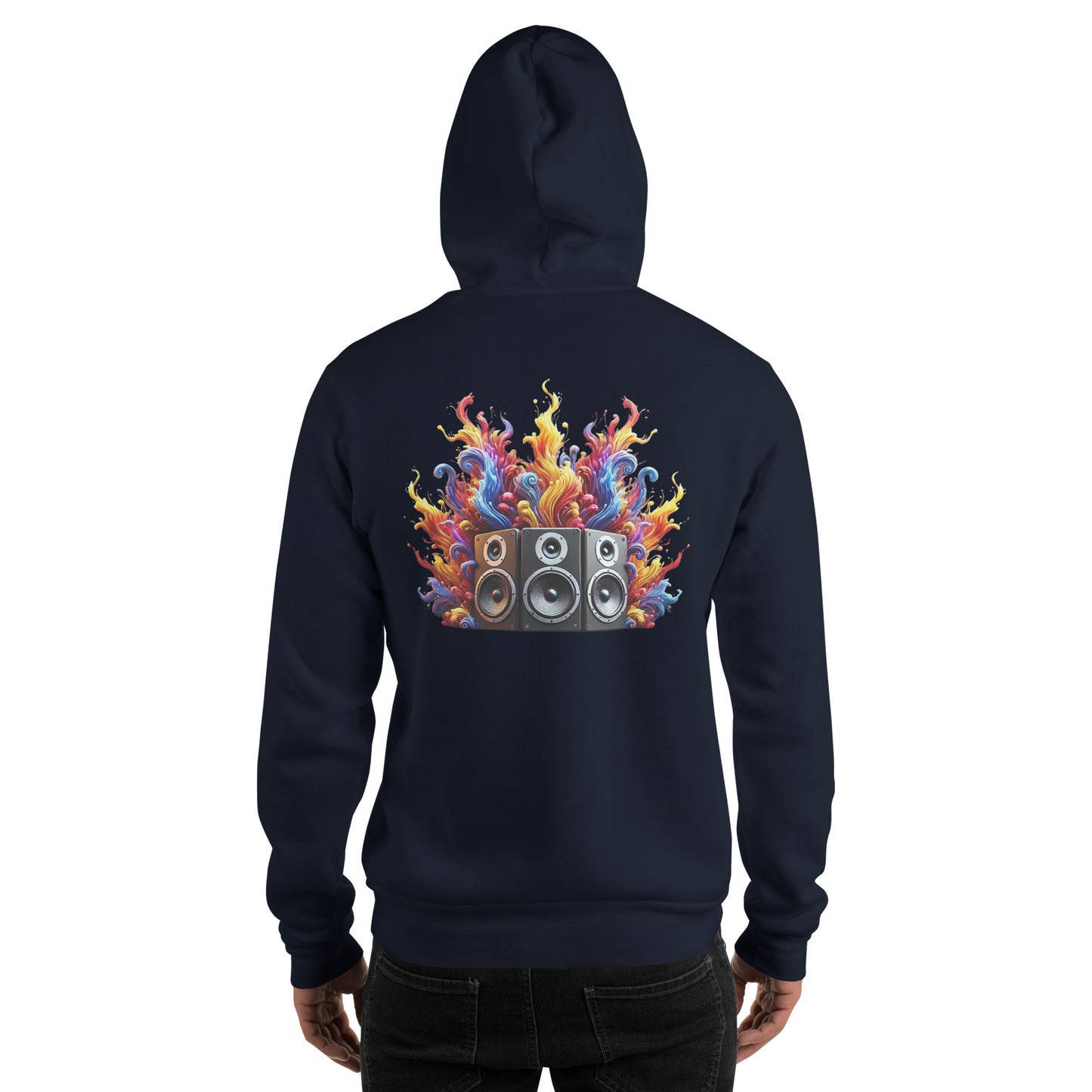 #3 Speakers Embroidered logo- Flame Collection - Unisex Hoodie