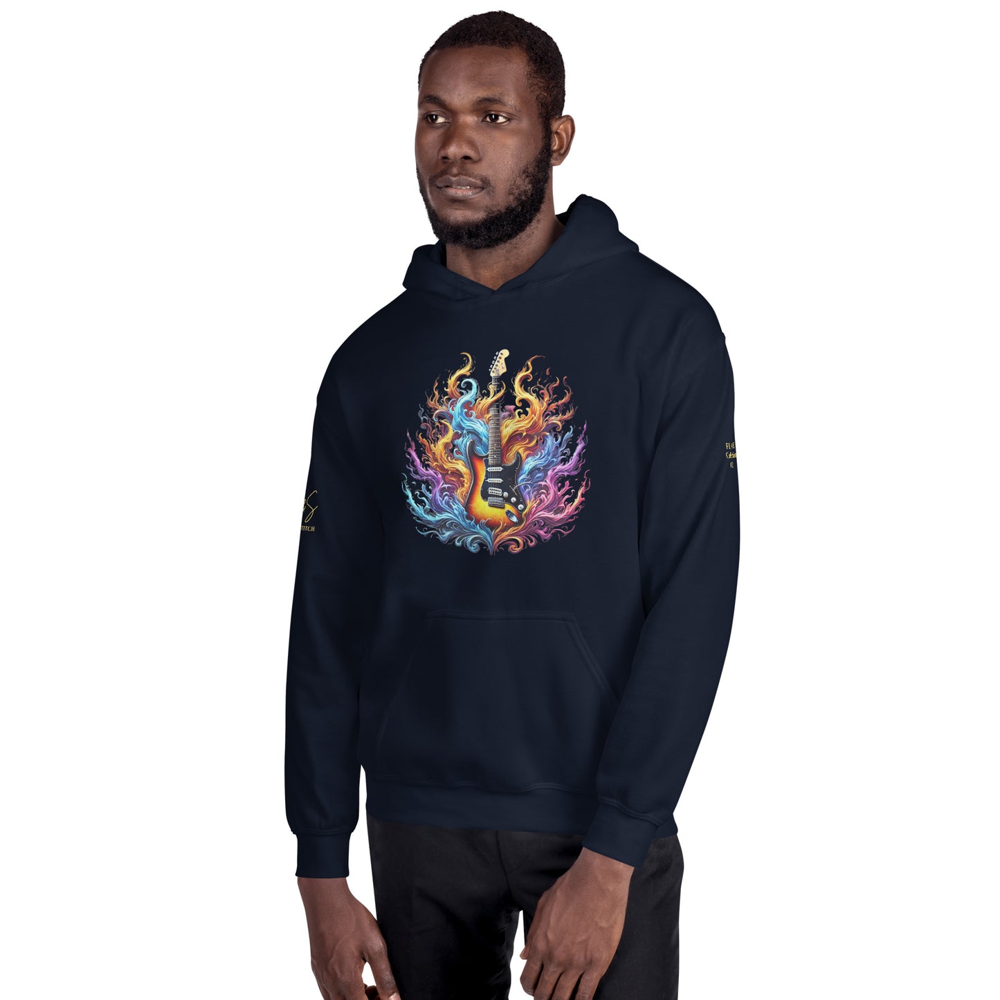 #2 Guitar - Flame Collection - Unisex Hoodie