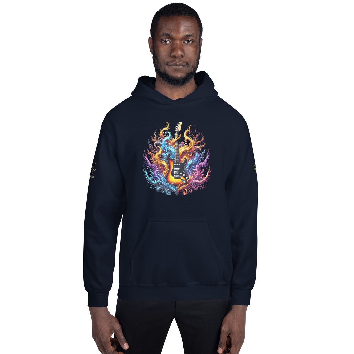 #2 Guitar - Flame Collection - Unisex Hoodie