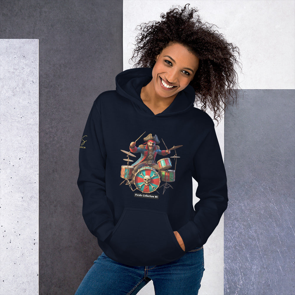 #1 Pirate Collection - Drummer Hoodie