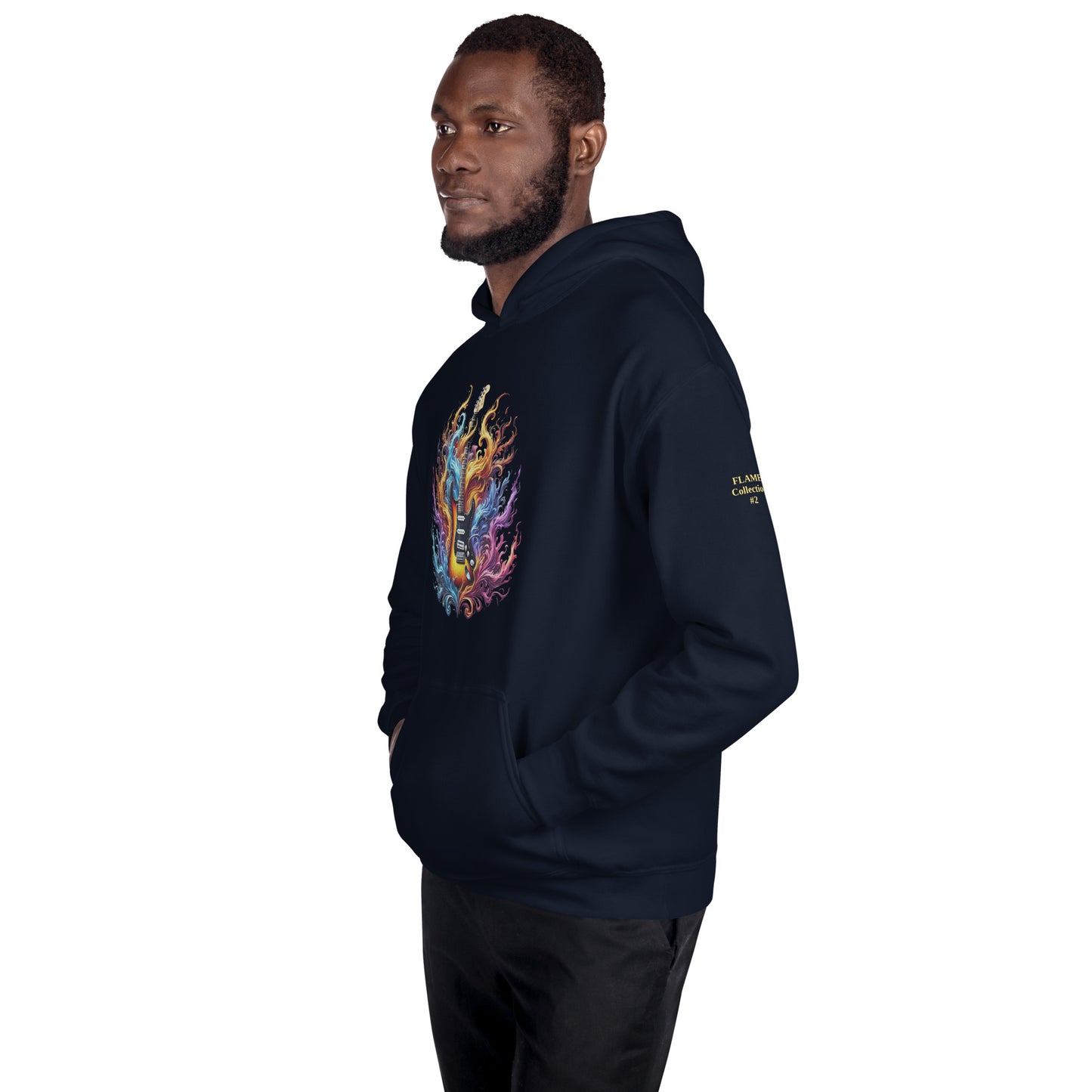 #2 Guitar - Flame Collection - Unisex Hoodie