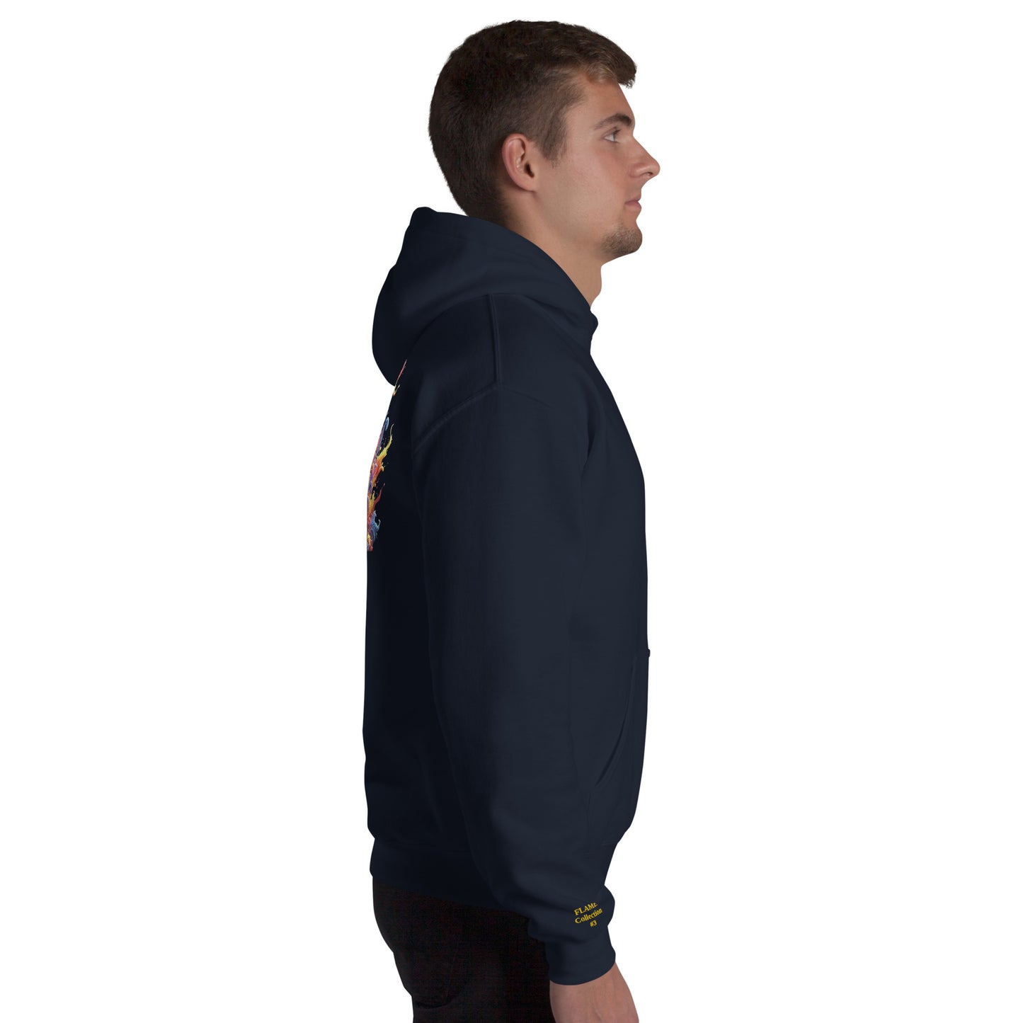 #3 Speakers Embroidered logo- Flame Collection - Unisex Hoodie