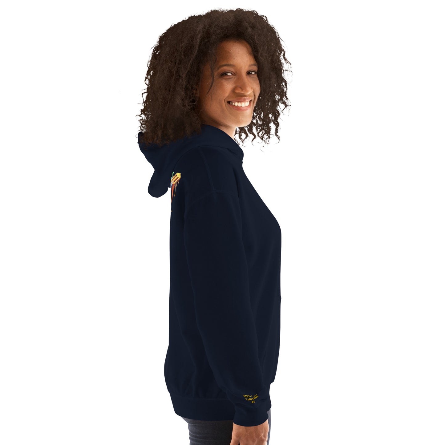 #1 Acoustic Embroidered logo- Melting Collection - Unisex Hoodie