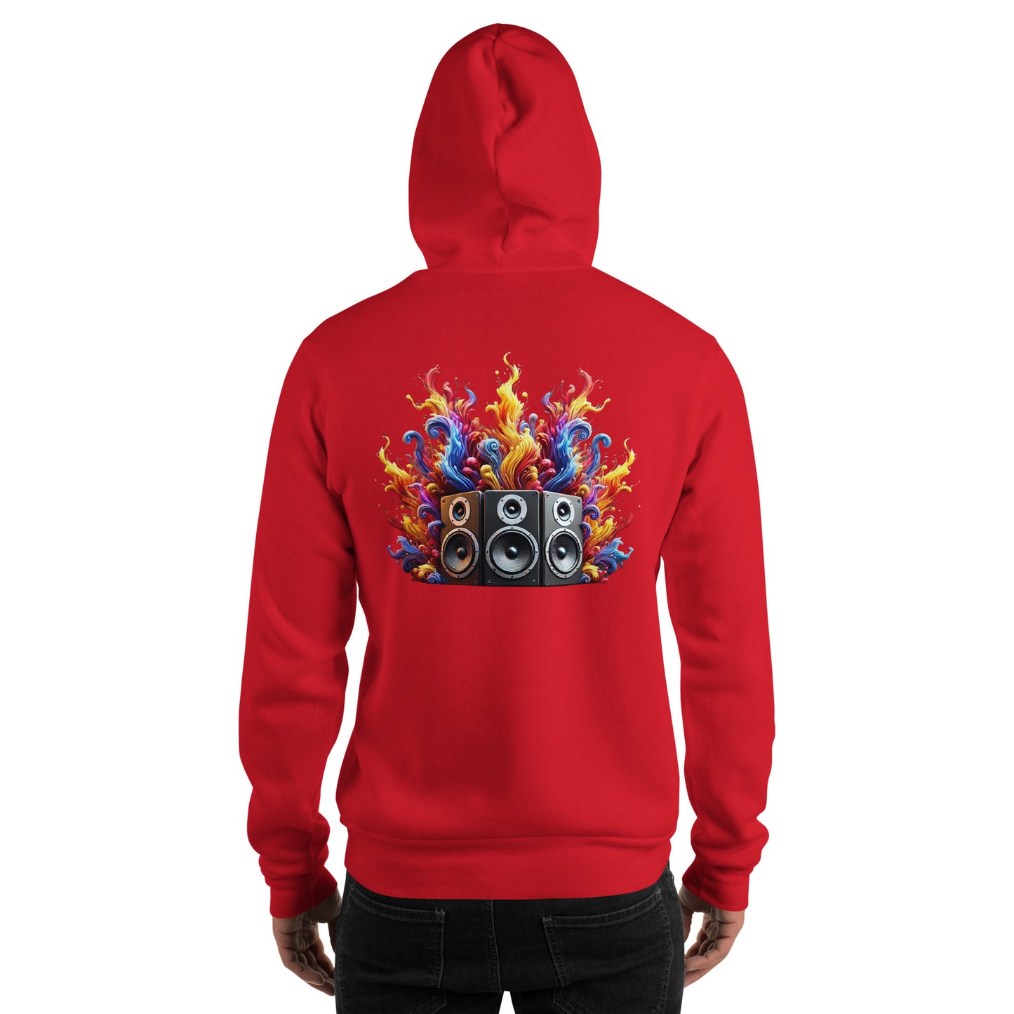 #3 Speakers Embroidered logo- Flame Collection - Unisex Hoodie