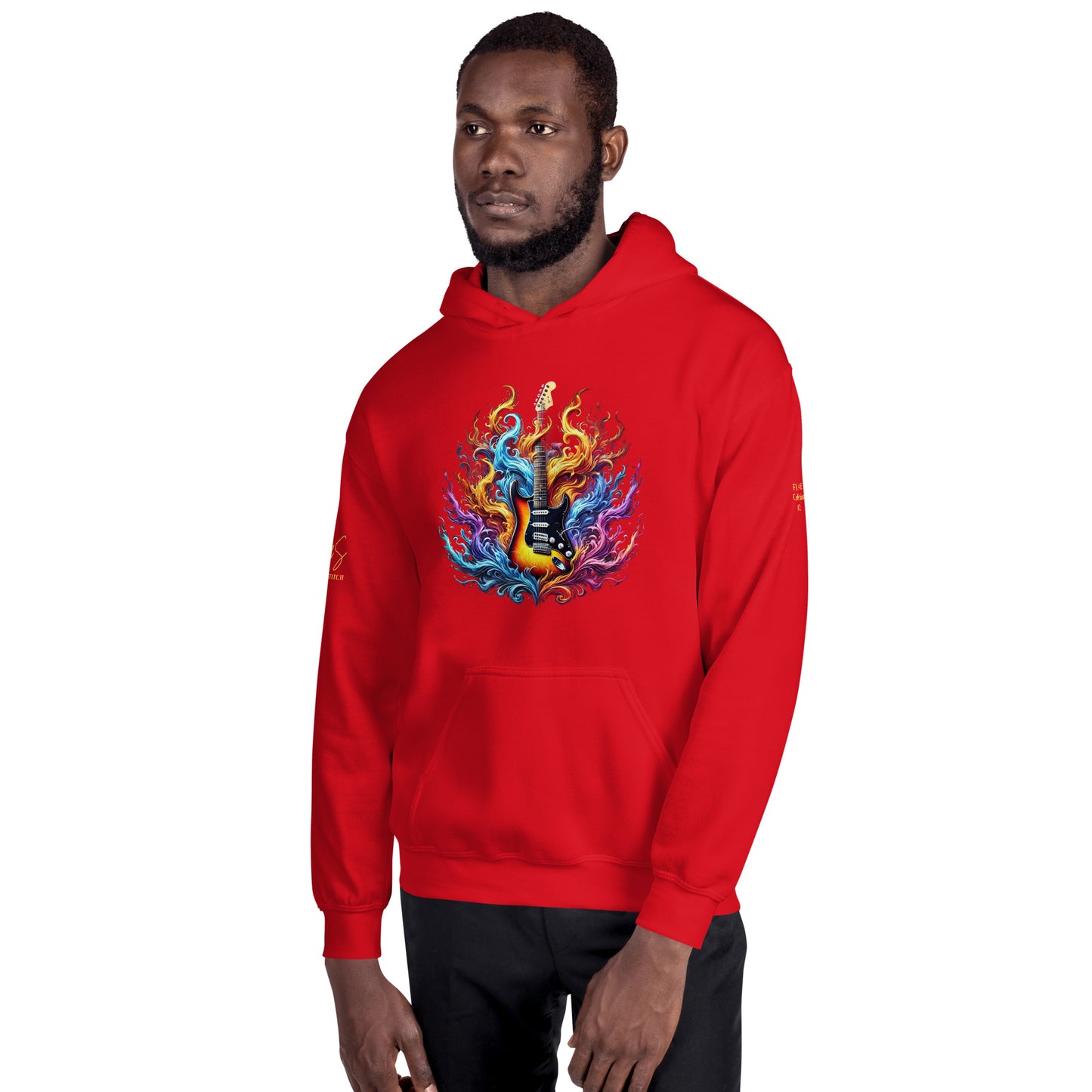 #2 Guitar - Flame Collection - Unisex Hoodie