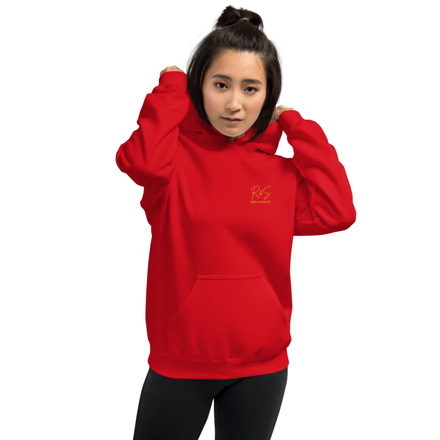 #1 Drums Embroidered logo- Flame Collection - Unisex Hoodie