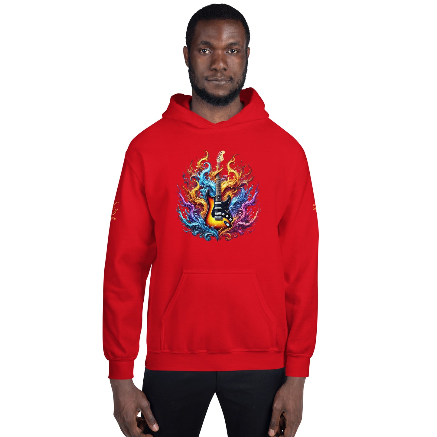 #2 Guitar - Flame Collection - Unisex Hoodie