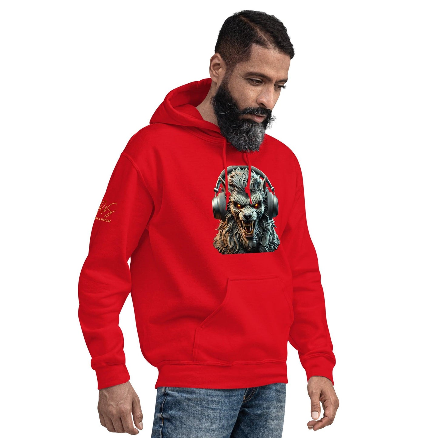 #4 Werewolf - Headphone Collection - Unisex Hoodie