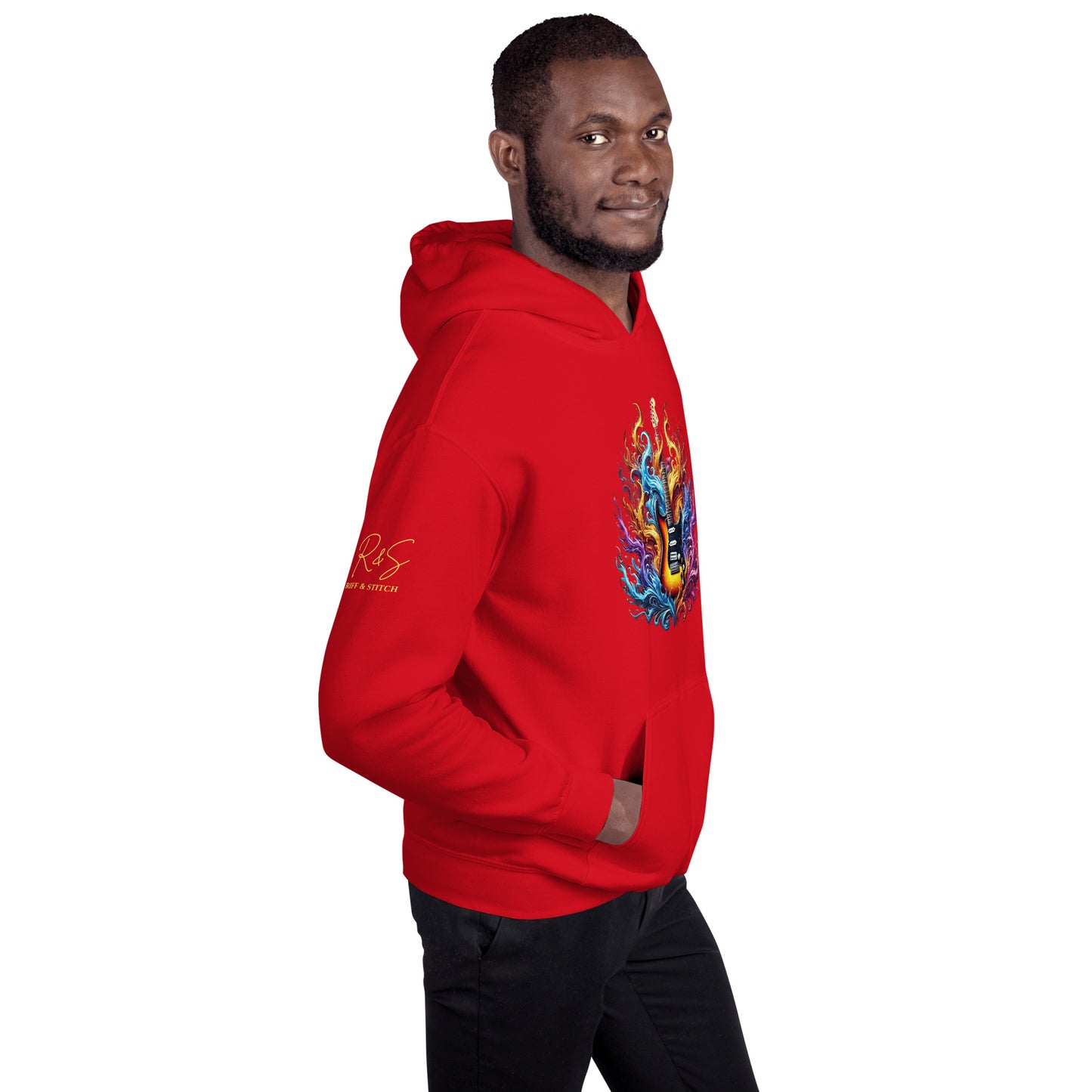 #2 Guitar - Flame Collection - Unisex Hoodie