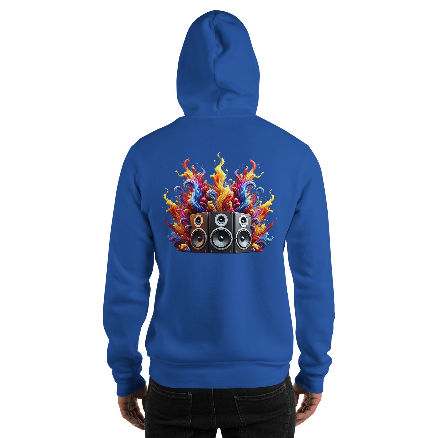 #3 Speakers Embroidered logo- Flame Collection - Unisex Hoodie