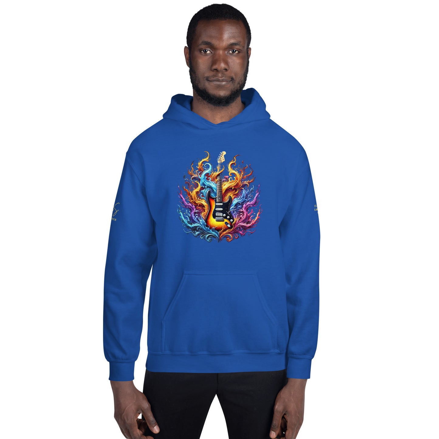 #2 Guitar - Flame Collection - Unisex Hoodie