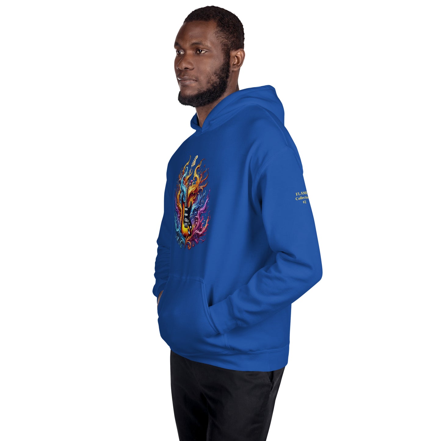 #2 Guitar - Flame Collection - Unisex Hoodie