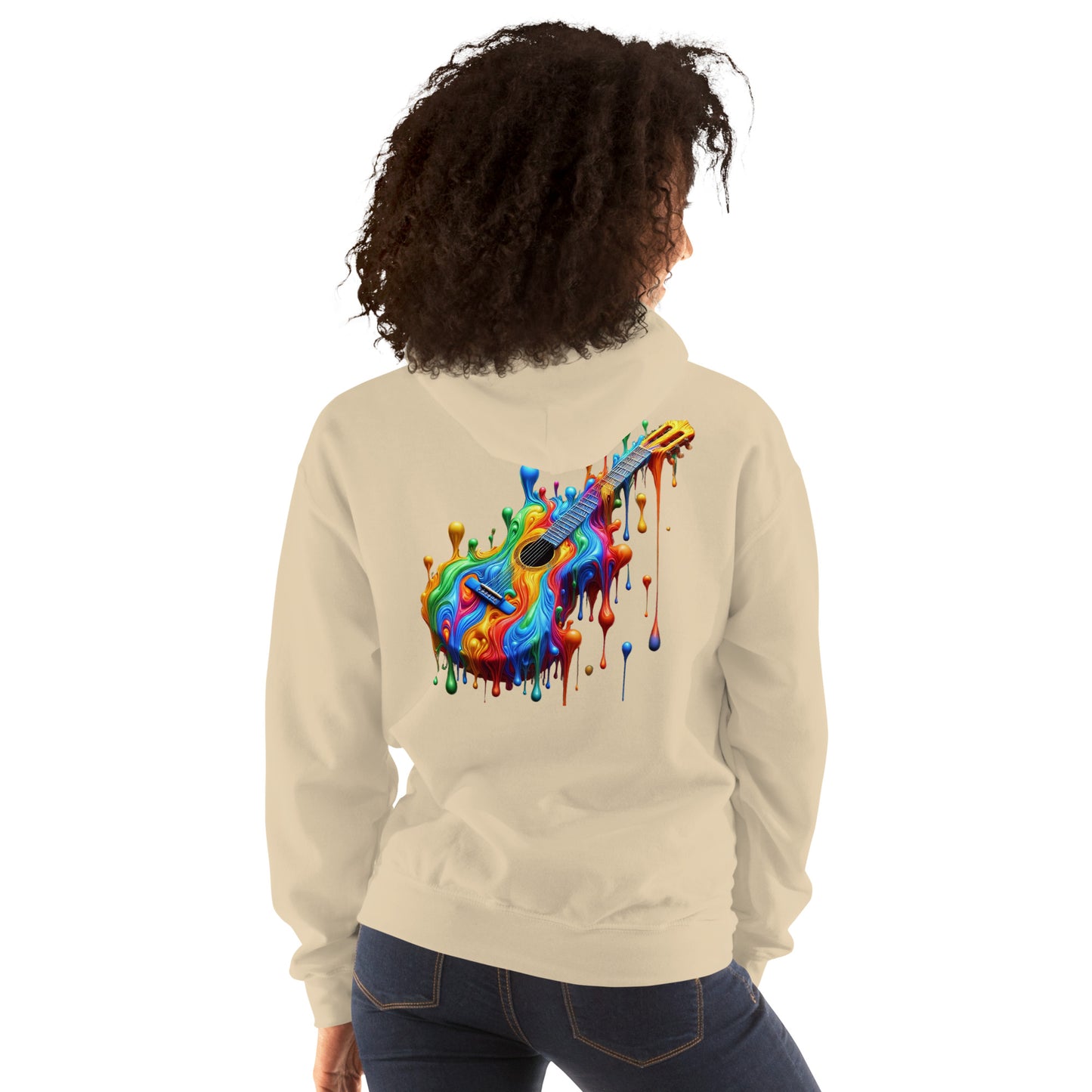 #1 Acoustic Embroidered logo- Melting Collection - Unisex Hoodie