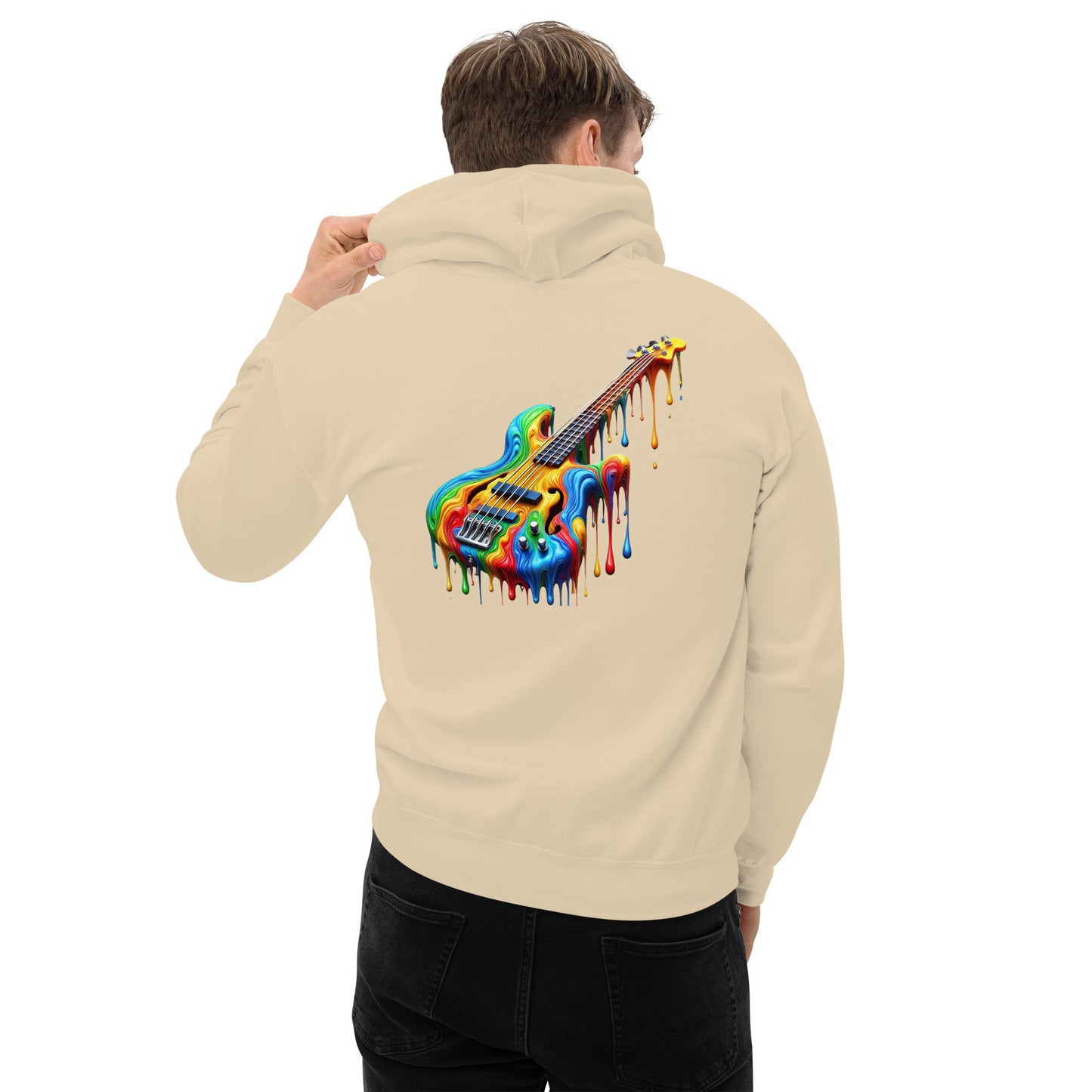 #3 Bass Embroidered logo- Melting Collection - Unisex Hoodie