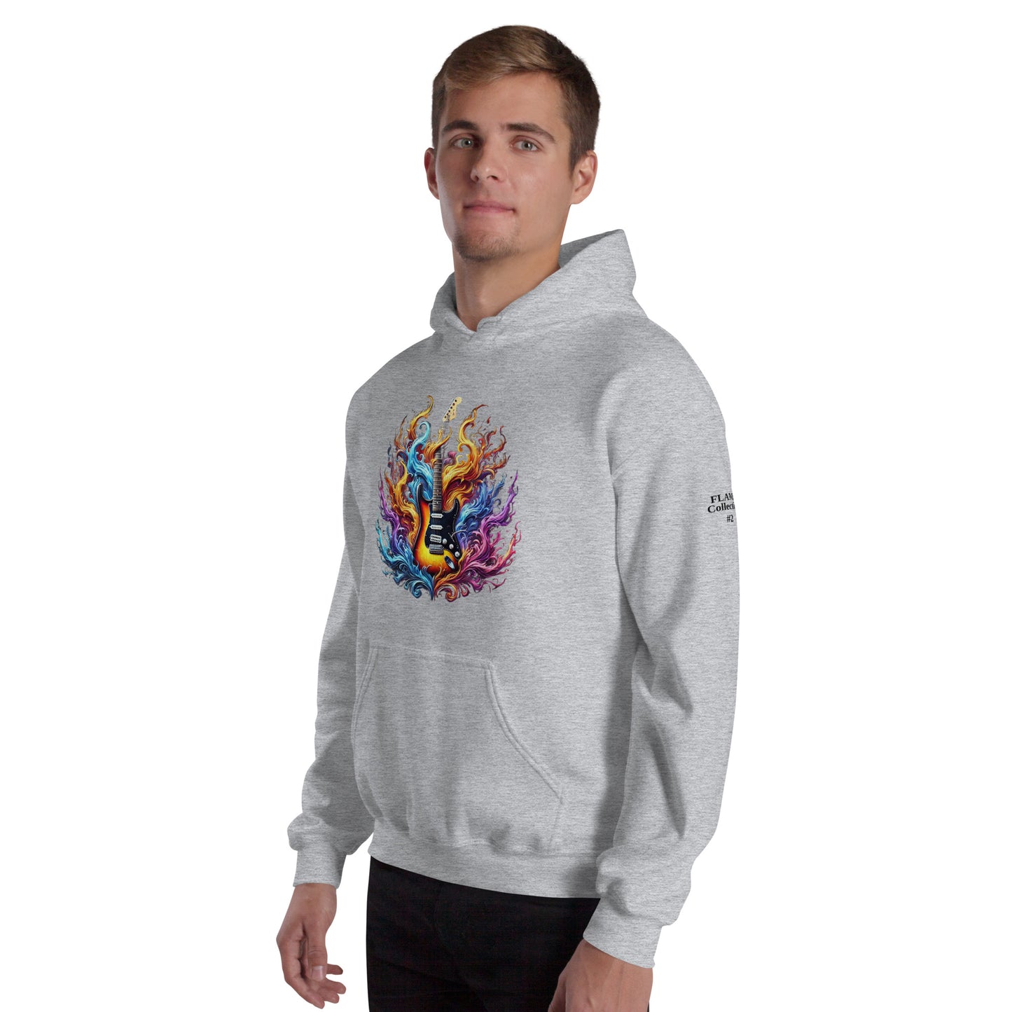 #2 Guitar - Flame Collection - Unisex Hoodie