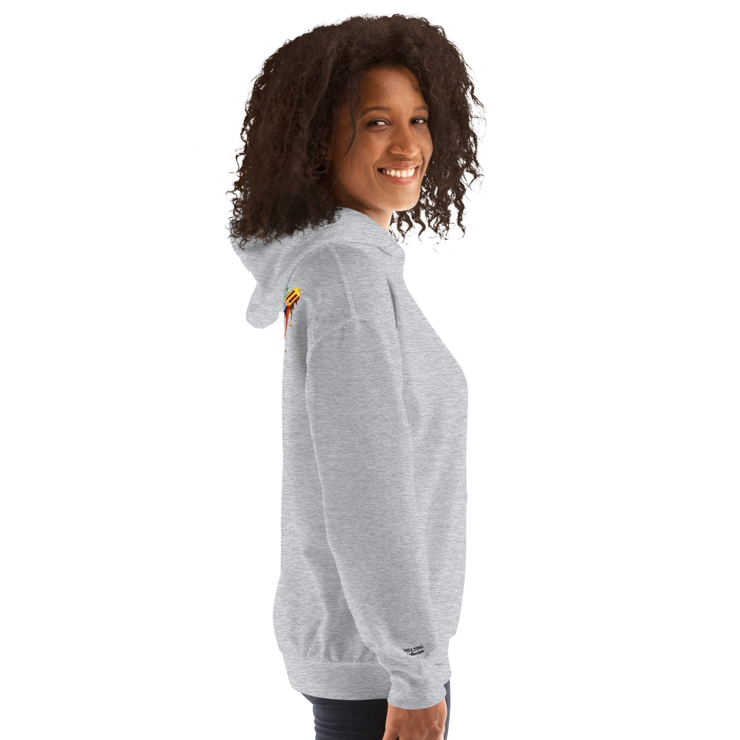 #1 Acoustic Embroidered logo- Melting Collection - Unisex Hoodie