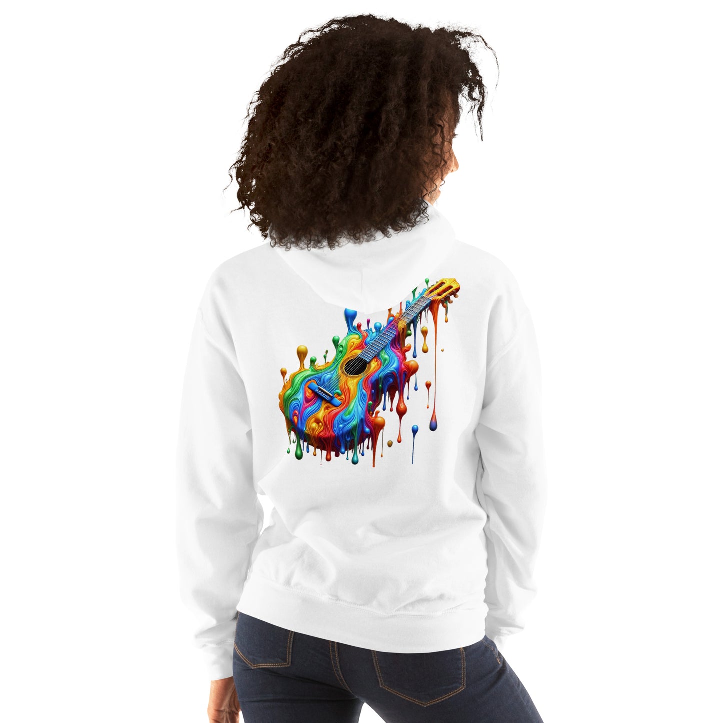 #1 Acoustic Embroidered logo- Melting Collection - Unisex Hoodie