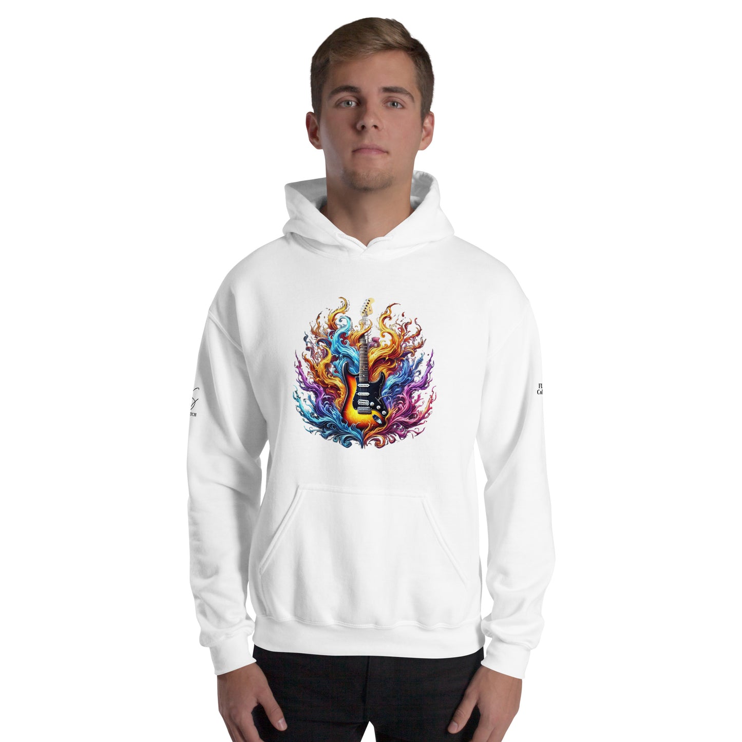 #2 Guitar - Flame Collection - Unisex Hoodie