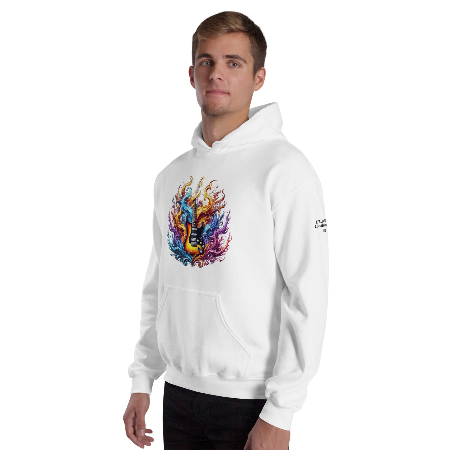 #2 Guitar - Flame Collection - Unisex Hoodie