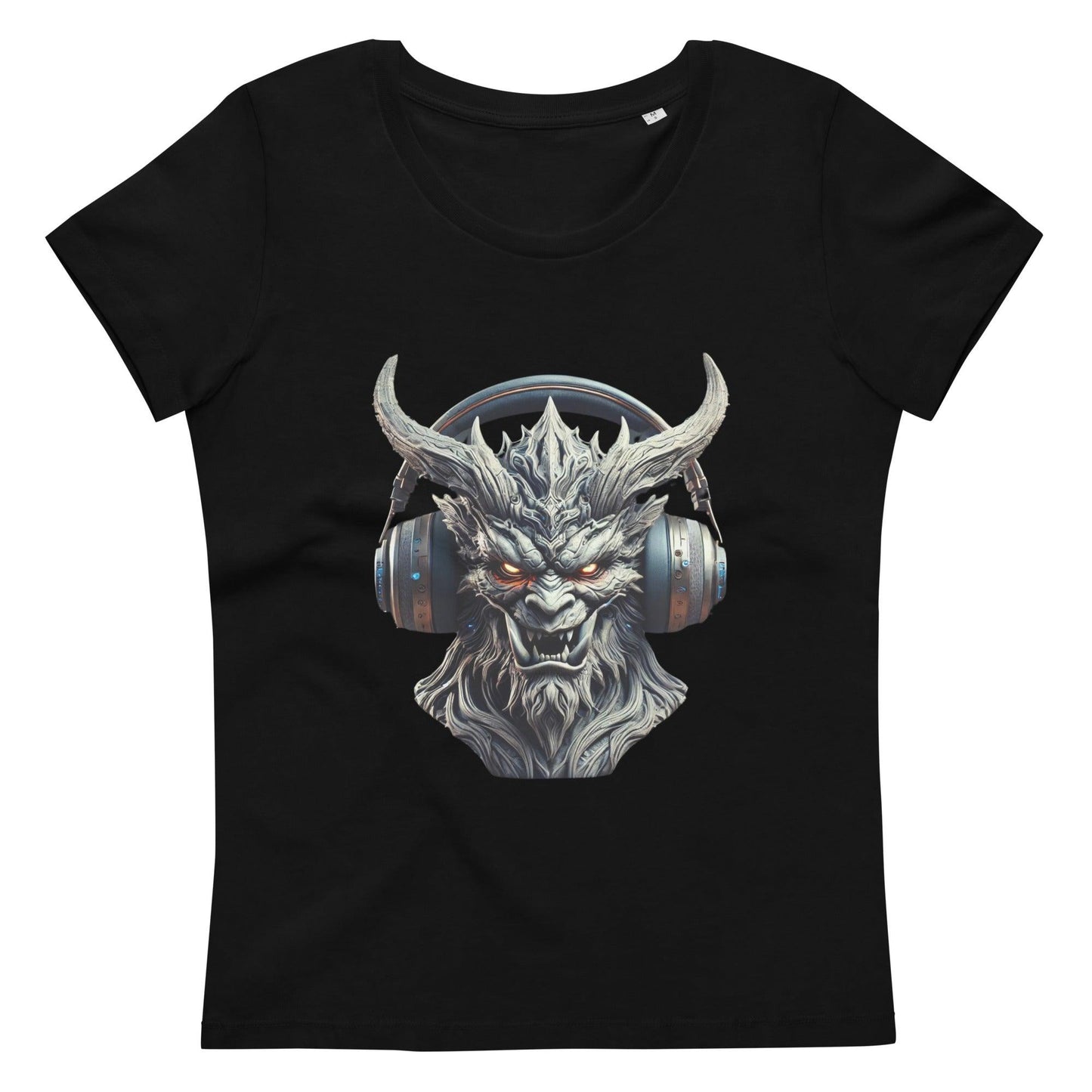#5 Demon - Headphone Collection - Women's fitted eco tee