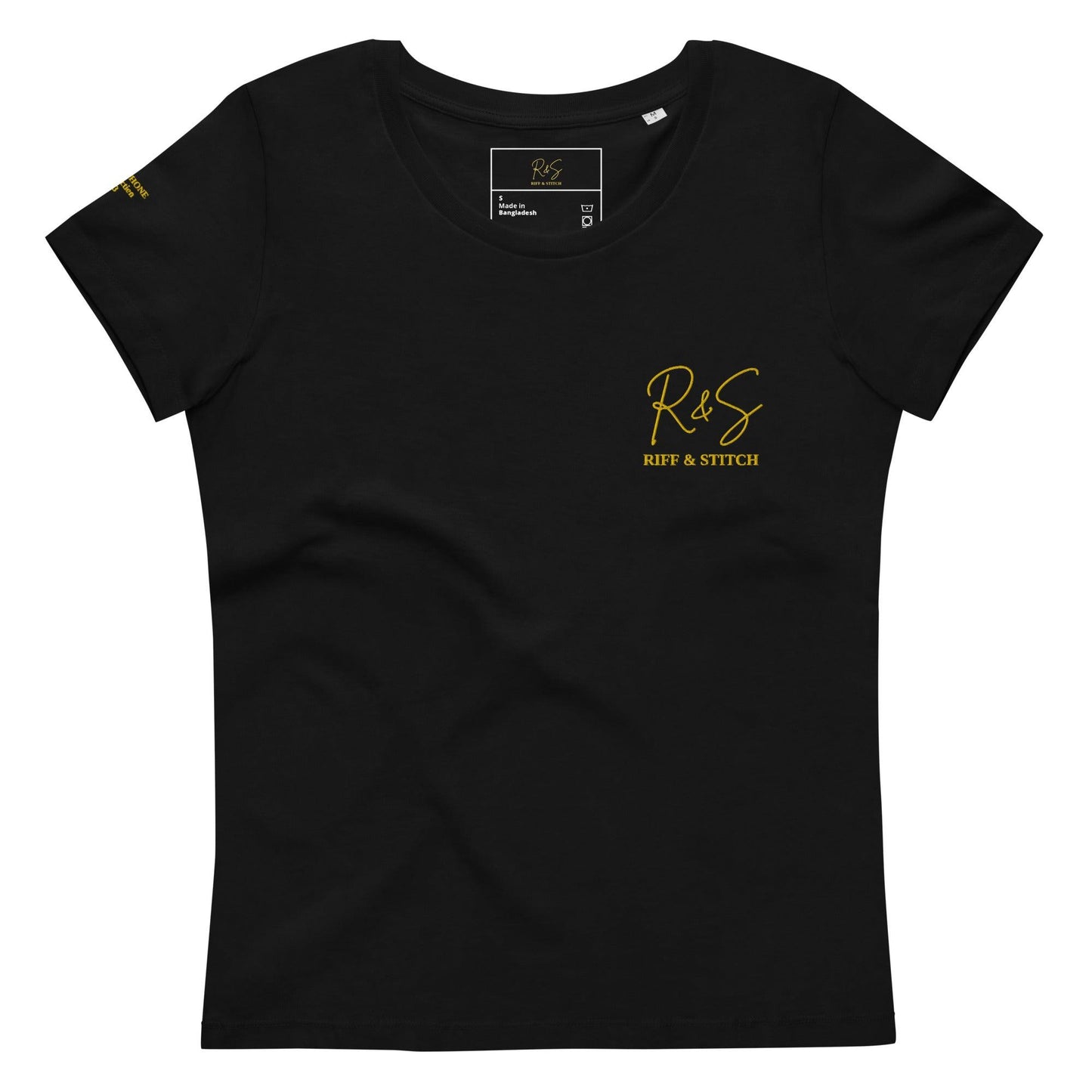 #3 Medusa Embroidered logo - Headphone Collection - Women's fitted eco tee