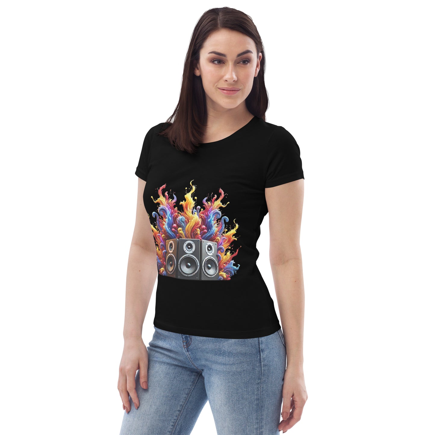 #3 Speakers - Flame Collection - Women's fitted eco tee